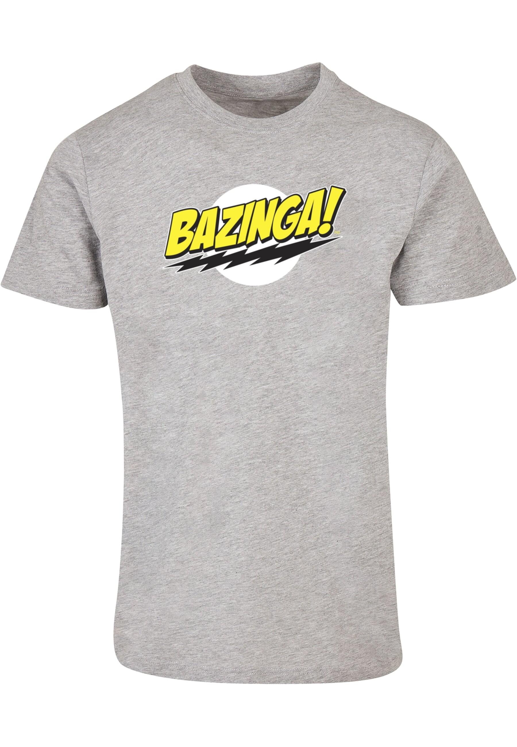 ABSOLUTE CULT T-Shirt »ABSOLUTE CULT Herren Big Bang Theory - Bazinga Basic T-Shirt«, (1 tlg.)