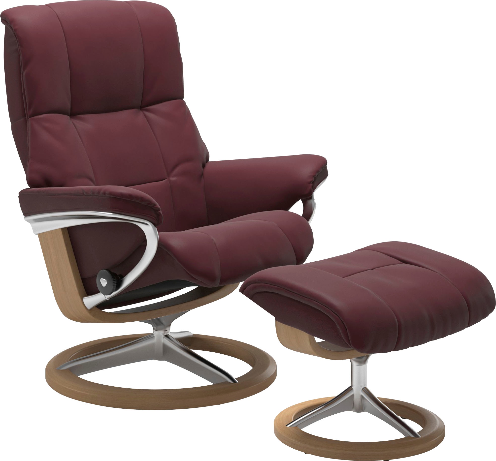 Stressless Fußhocker "Mayfair", mit Signature Base, Gestell Eiche