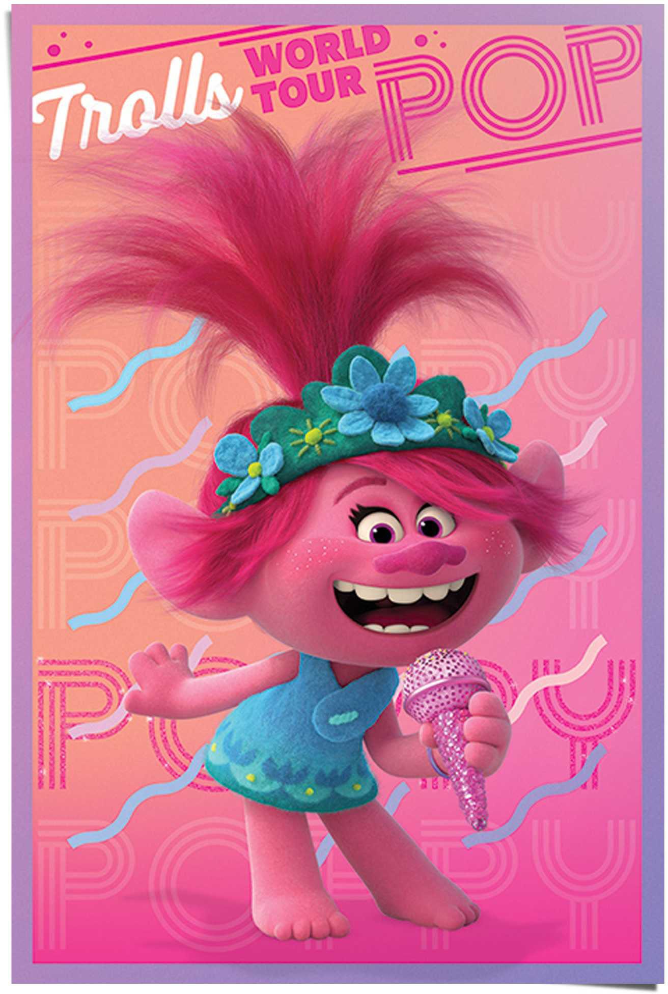 Reinders! Poster »Trolls Welt Tour - Poppy Prinzessin - Abenteuer - Musik -  Trollenwelt«, (1 St.) kaufen | BAUR