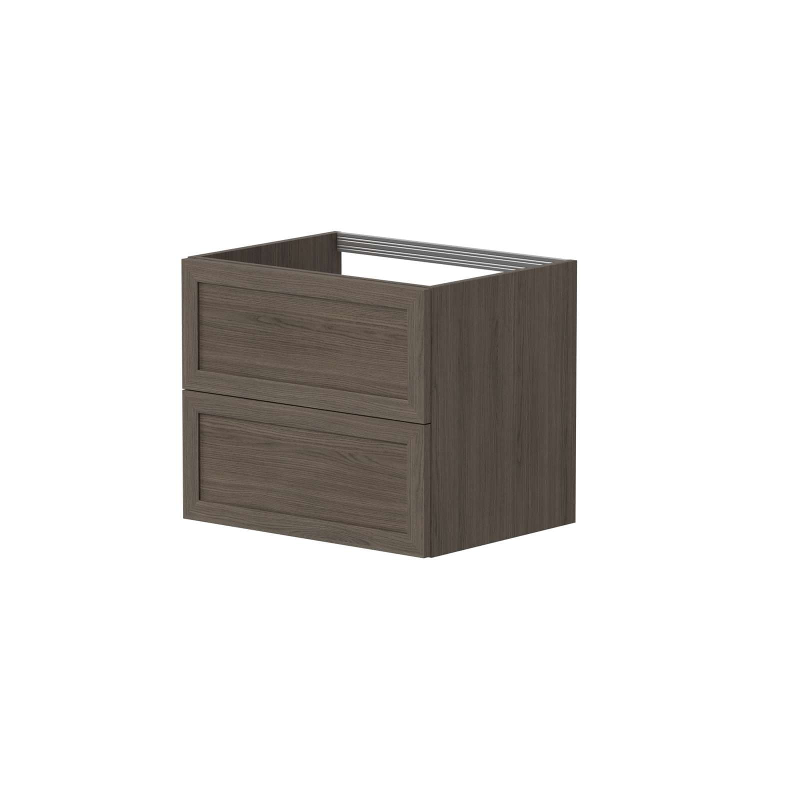 welltime Waschtisch »Rustic«, mit Soft-Close-Funktion, Breite 61,5 cm, Eichenfurnier