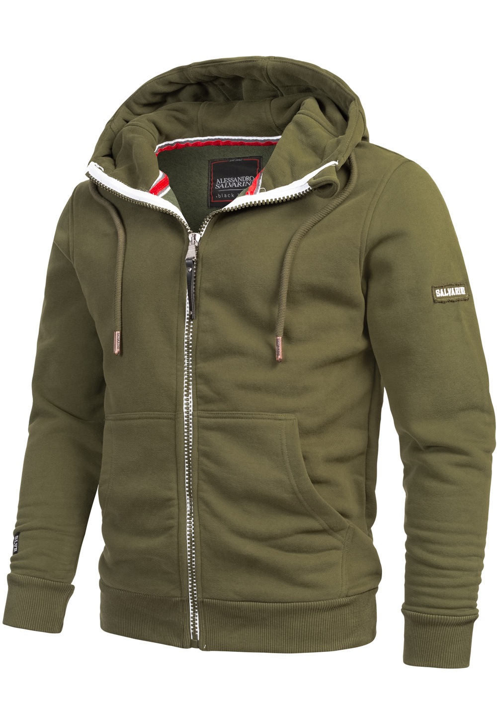 Alessandro Salvarini Sweatjacke "ASBergamo", aus hochwertigem, warmem Mater günstig online kaufen