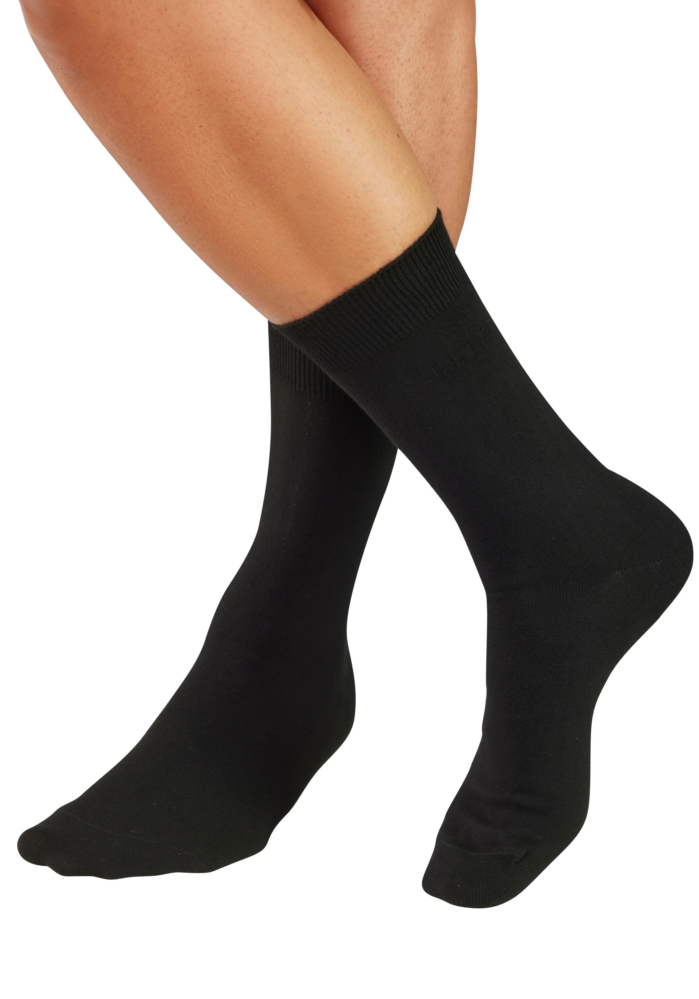 H.I.S Businesssocken »Herrensocken, Männdersocken, uni Anzugsocken,« Packung, 5 Paar tlg. mit klassischem Rippbündchen, ohne drückende Naht