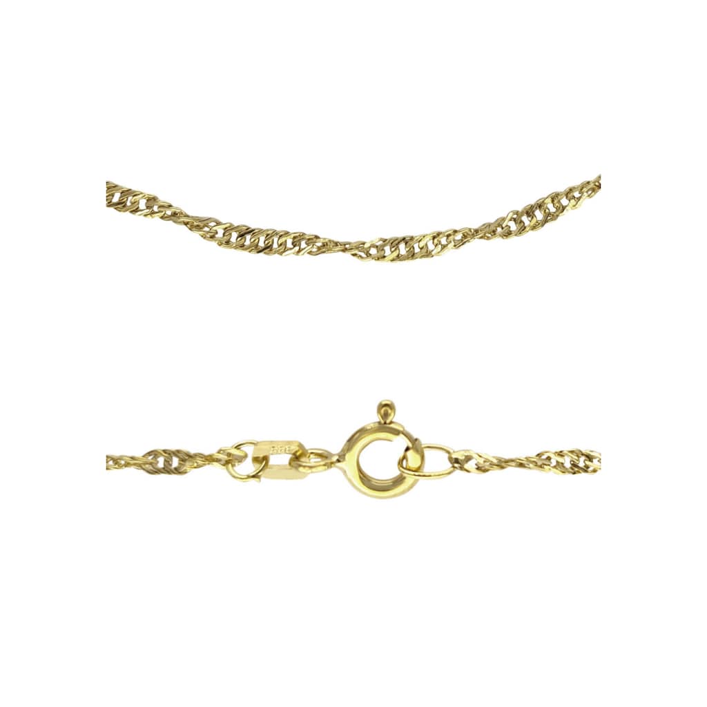 Firetti Collierkettchen »Schmuck Geschenk Gold 333 Halsschmuck Halskette Goldkette Singapur«, Made in Germany
