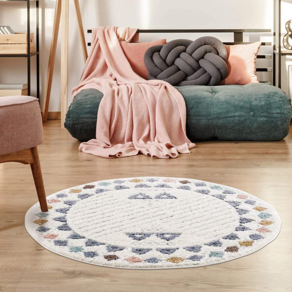 Carpet City Hochflor-Teppich »Focus 3034«, rund