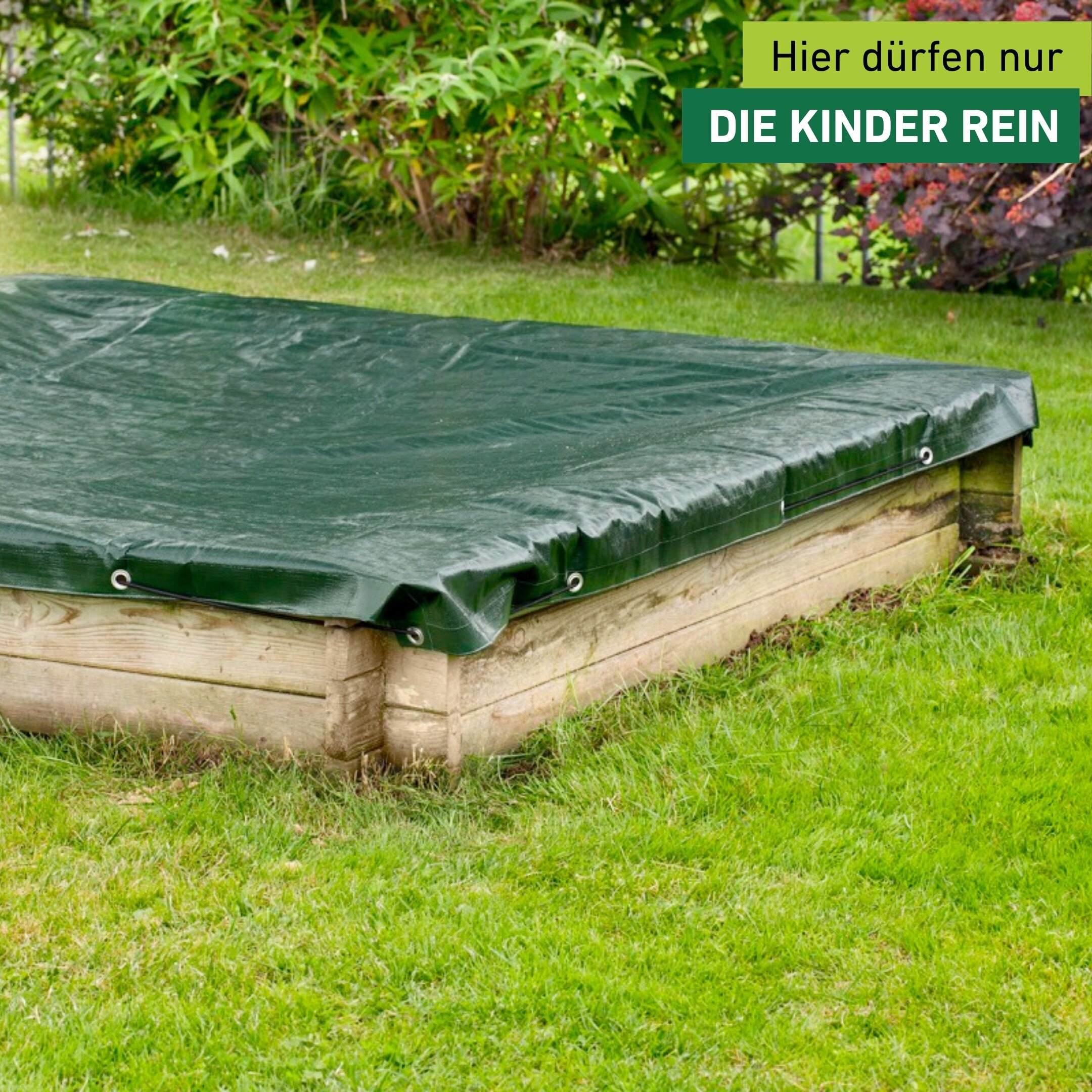 Windhager Sandkasten-Abdeckplane »LARGE« 2x2 m, mit Kordel zur Befestigung