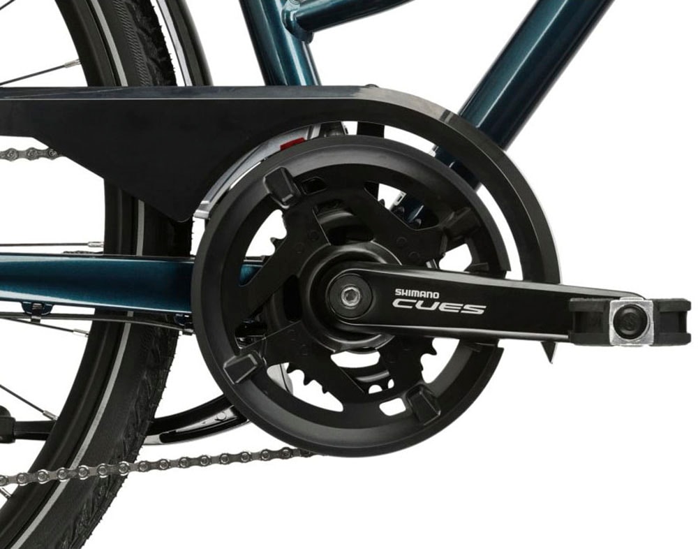 Kross Trekkingrad »Trekkingrad Trans 7.0 blau 20 Gänge«, 20 Gang, Shimano, CUES U6020 Schaltwerk, Kettenschaltung