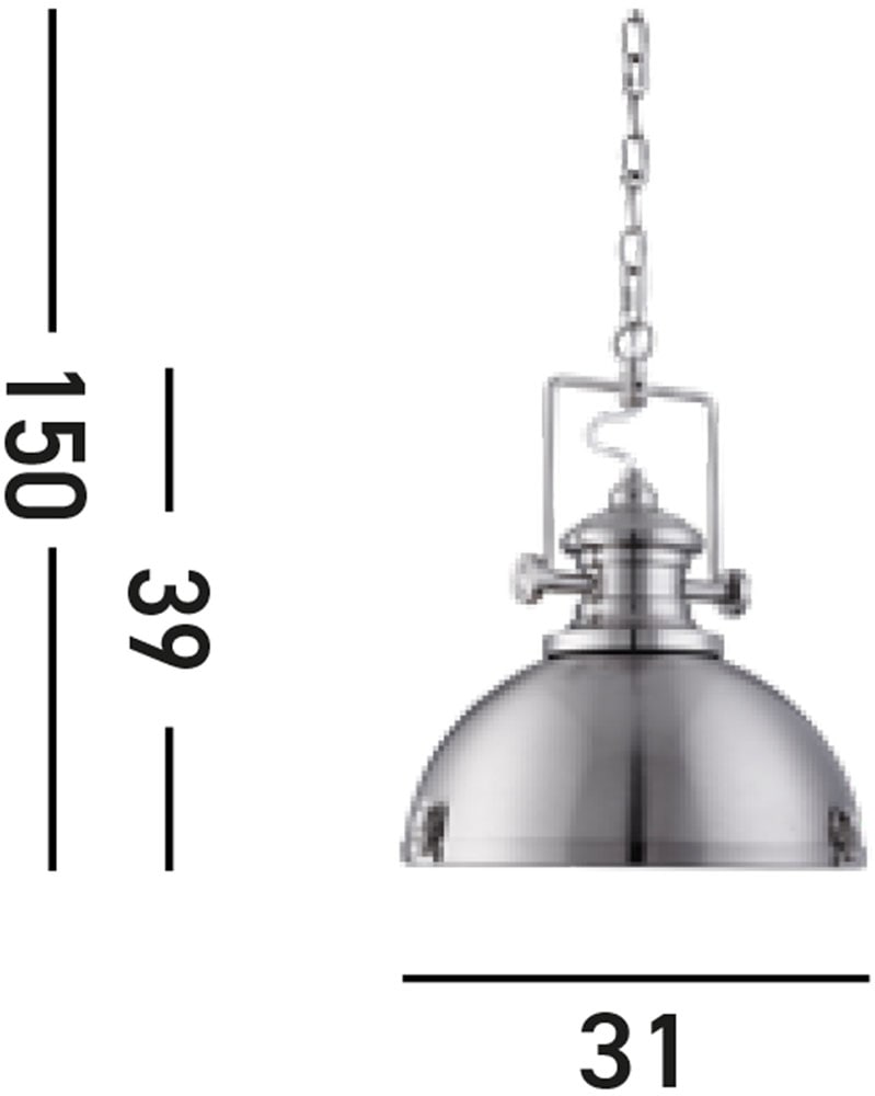 Searchlight Hängeleuchte »Louisiana Pendant« E27 1 Stk.