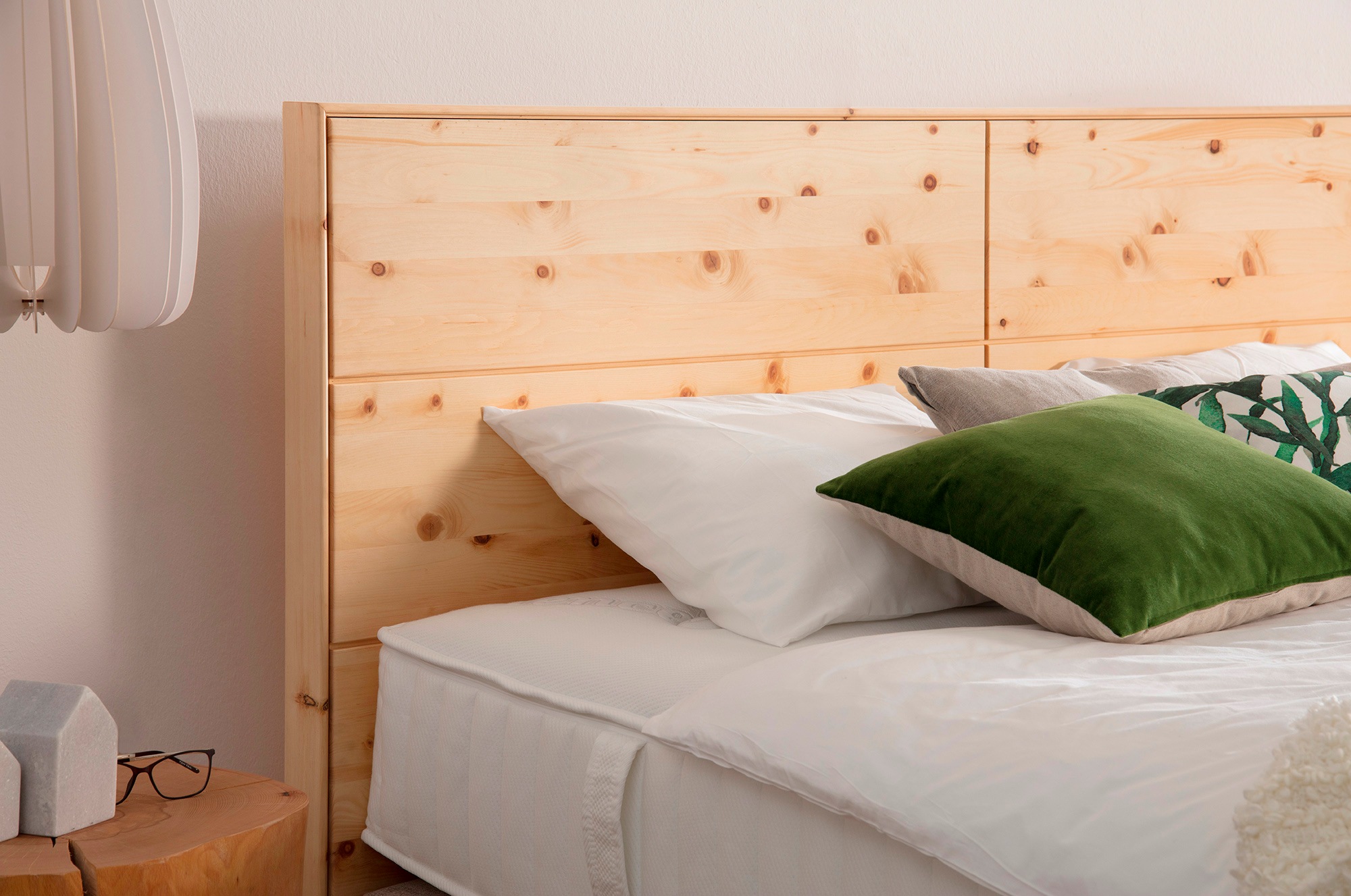 ADA premium Boxspringbett »Chalet«, Grand Comfort TF 1000 PM, Zirbenholz natur geölt