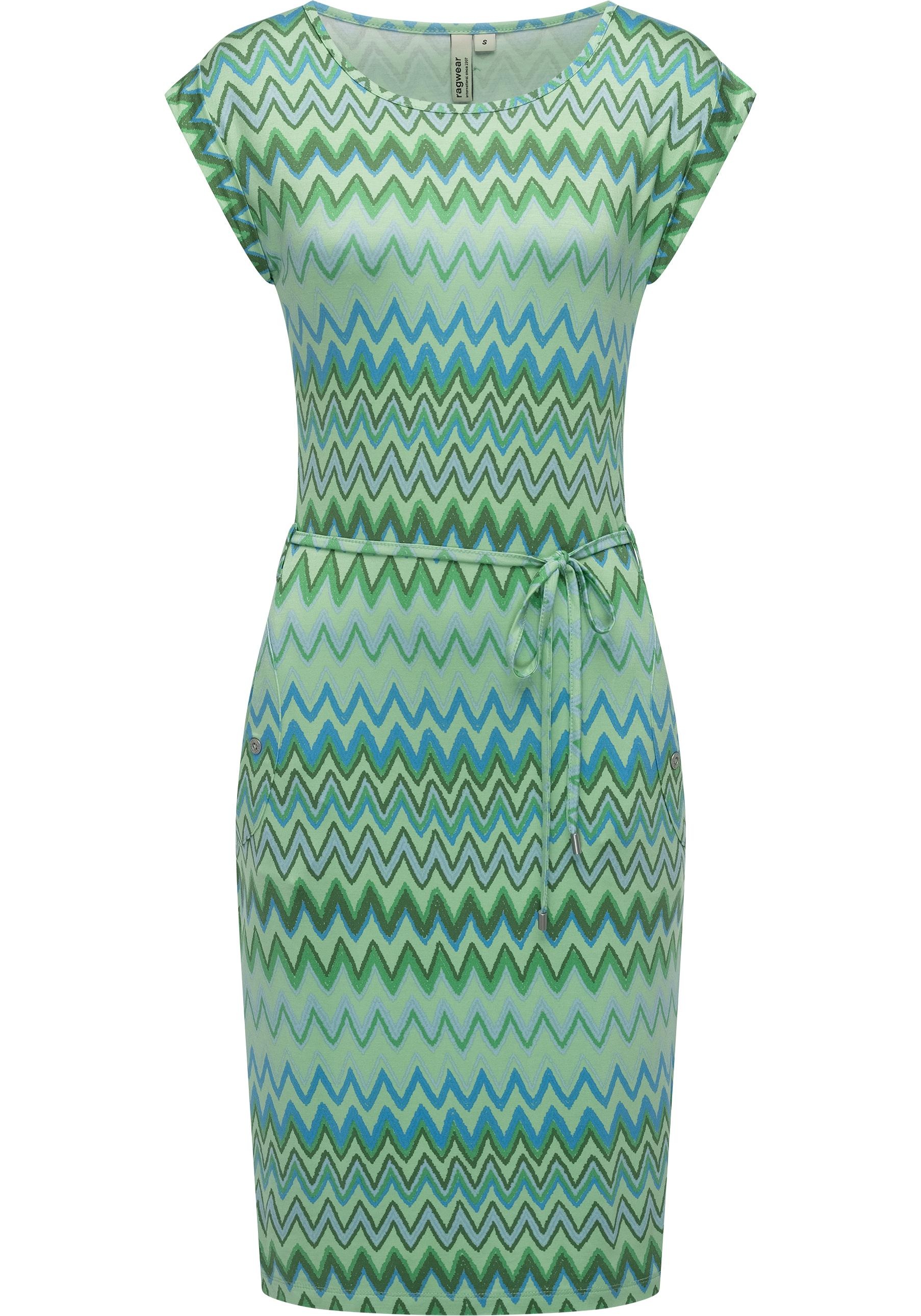 Ragwear Sommerkleid "Taggien Print" Eingrifftaschen Leichtes, bequemes Midi günstig online kaufen