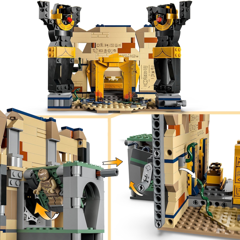 LEGO® Konstruktionsspielsteine »Flucht aus dem Grabmal (77013), LEGO® Indiana Jones«, (600 St.)