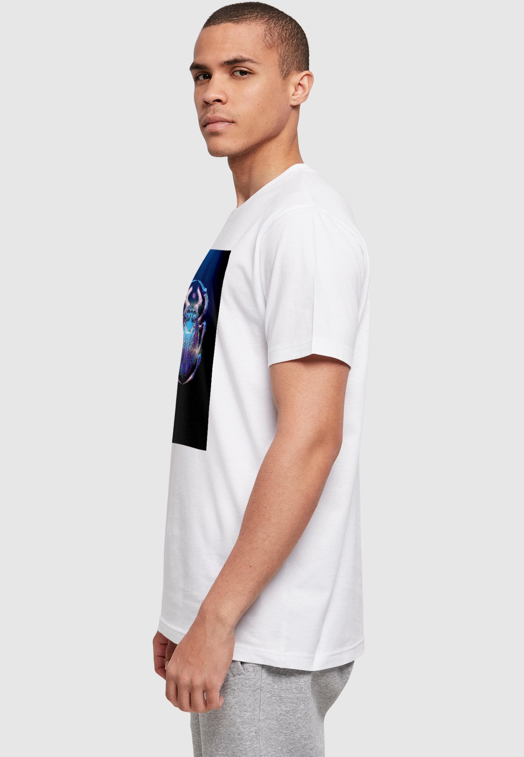 ABSOLUTE CULT T-Shirt »ABSOLUTE CULT Herren Blue Beetle - Glowing Beetle Basic T-Shirt«, (1 tlg.)