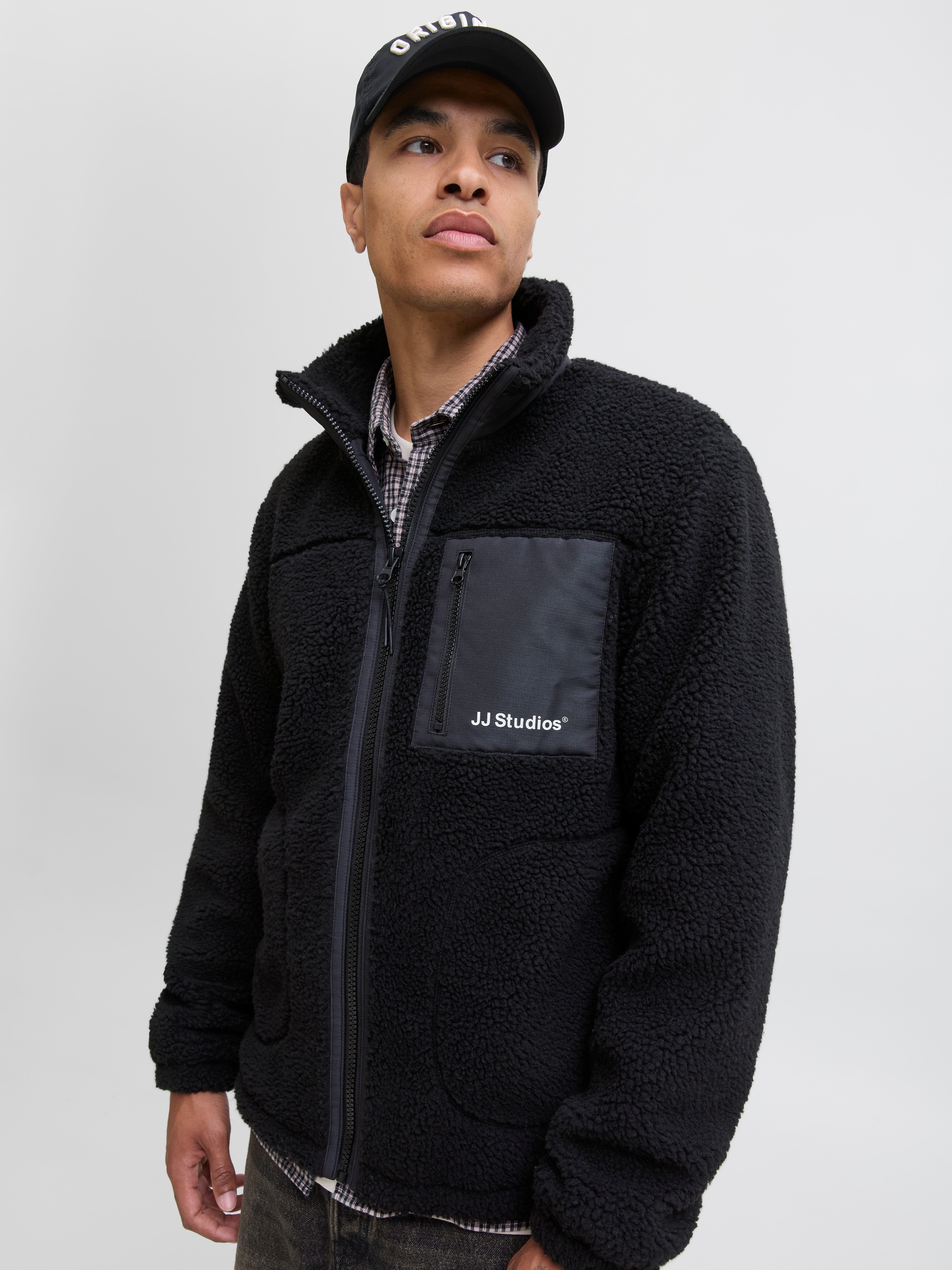 Jack & Jones Fleecejacke "JJESOHO TEDDY JACKET NOOS" ohne Kapuze günstig online kaufen