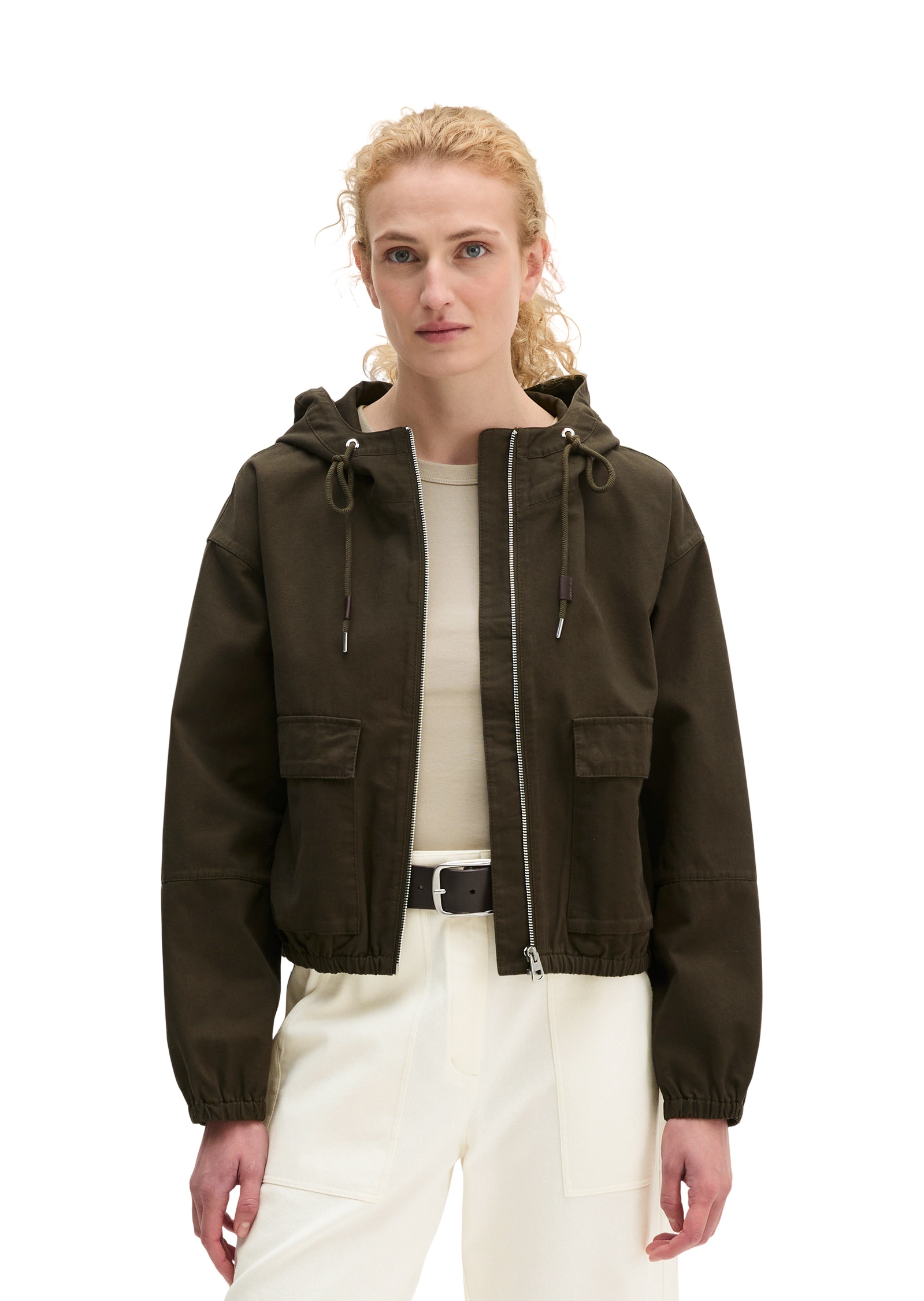 Marc OPolo Outdoorjacke "aus gepeachtem Baumwoll-Canvas"