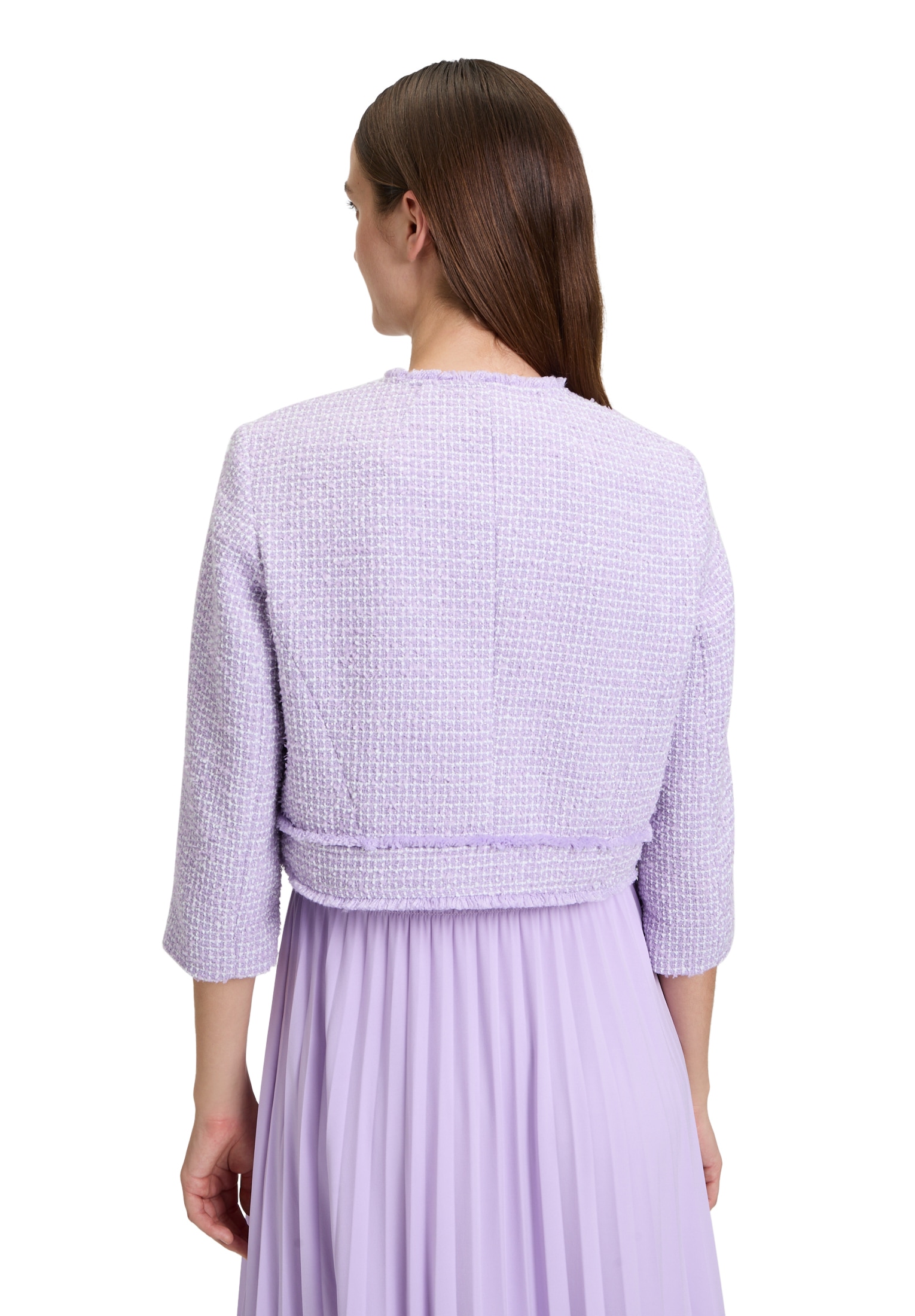 Betty&Co Jackenblazer »Betty & Co Bolero-Jacke mit aufgesetzten Taschen«, Material