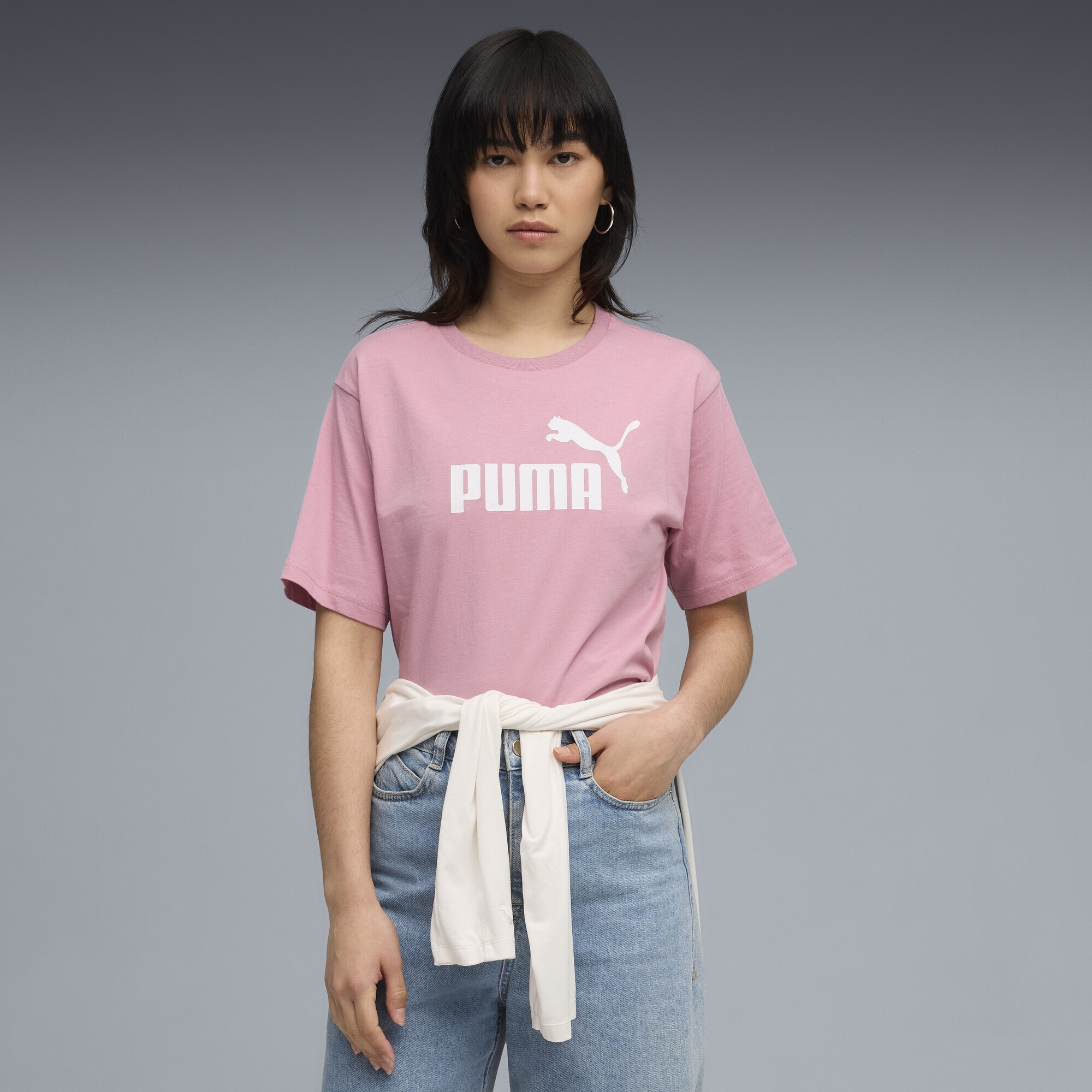 PUMA "Essentials No. 1 Logo Relaxed T-Shirt Damen" günstig online kaufen