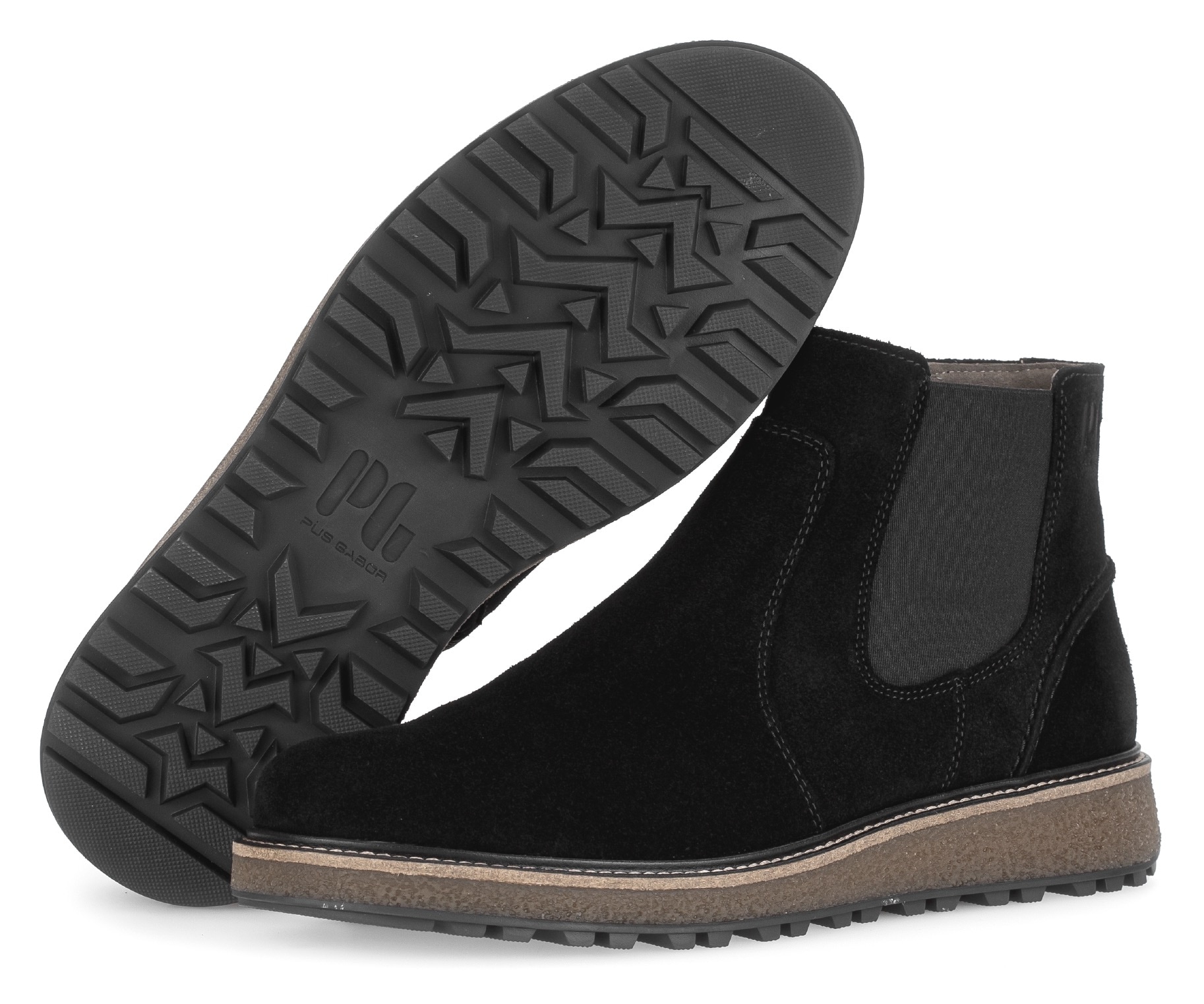 Pius Gabor Chelseaboots, Herbstboots mit Kontrastnähten und Logoprägung