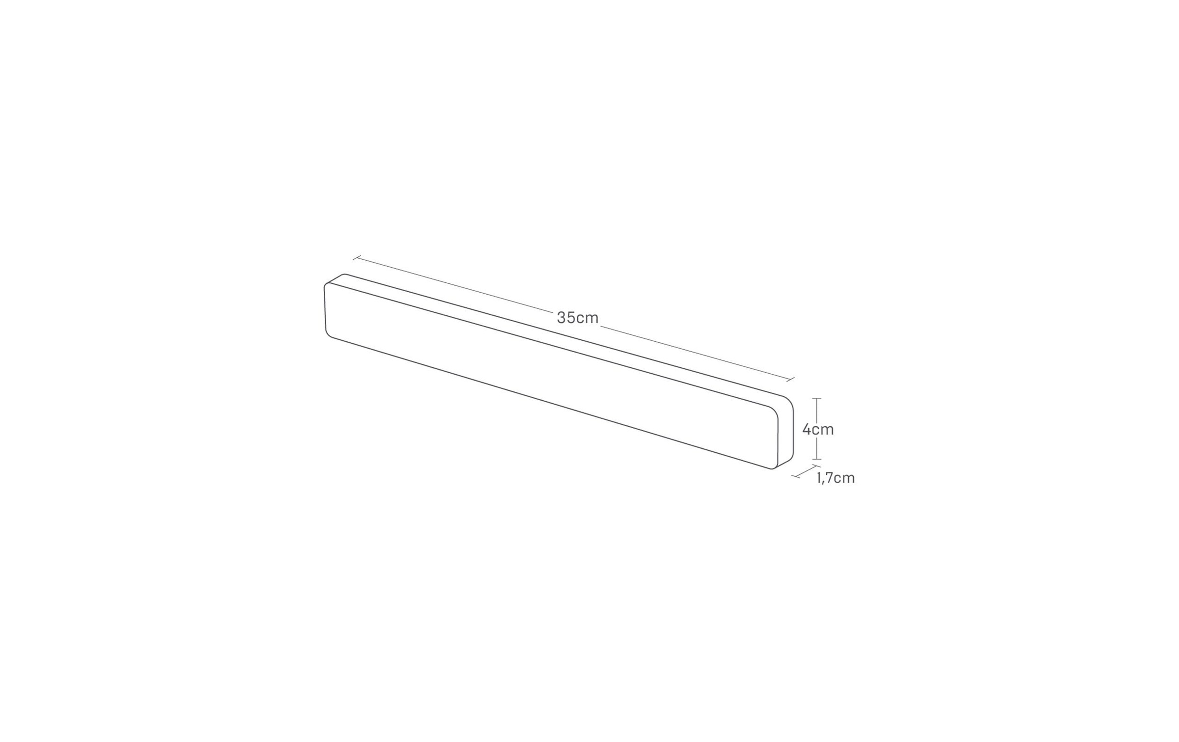Yamazaki Wand-Magnet Messer-Leiste »Magnetschiene Tower 35 x 1,7 x 4 cm« Magnetischer Messerhalter