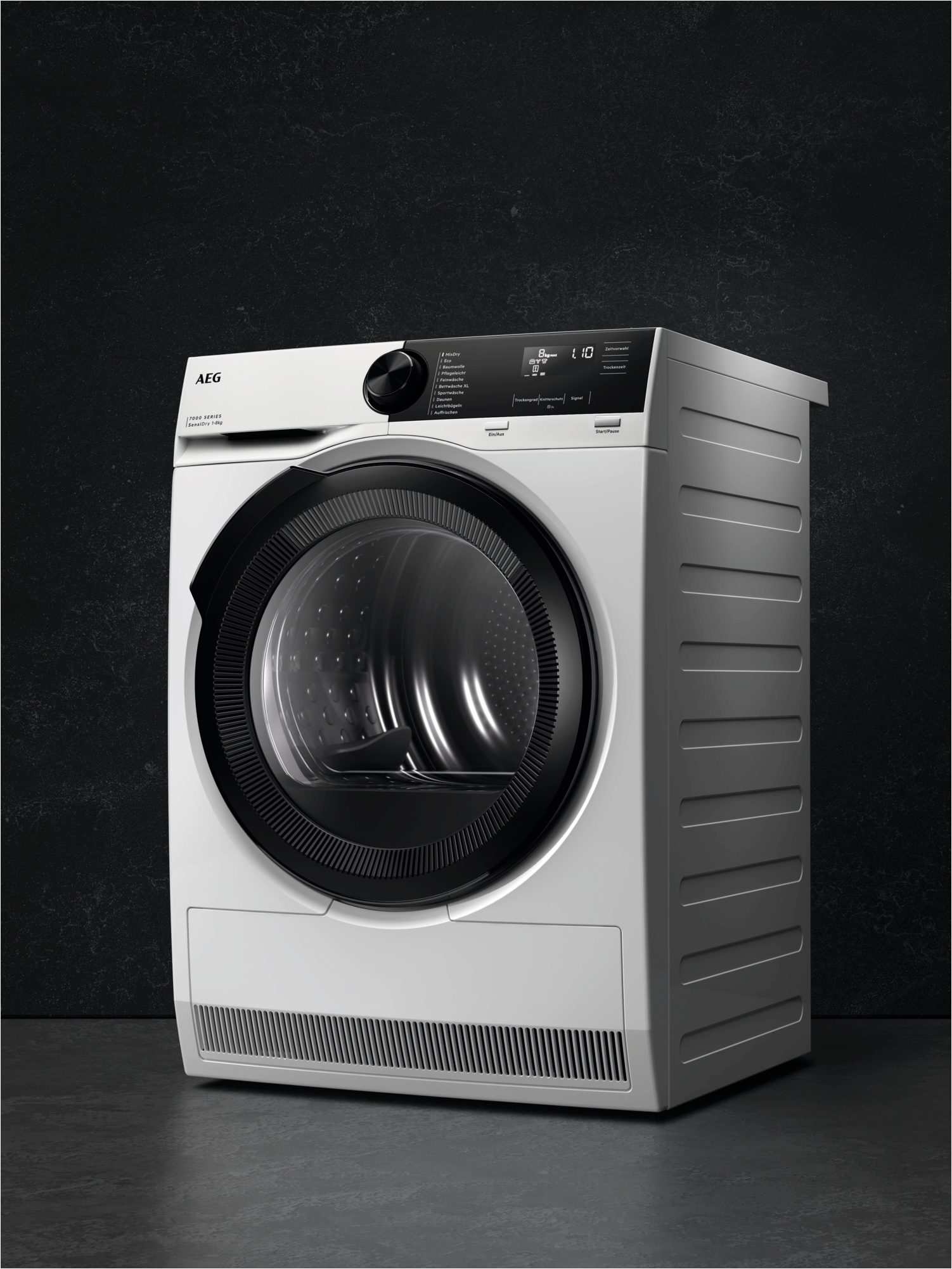 AEG Wärmepumpentrockner »TR7TC86«, 7000, 8 kg, ProSense® Mengenautomatik: Spart Zeit und Energie