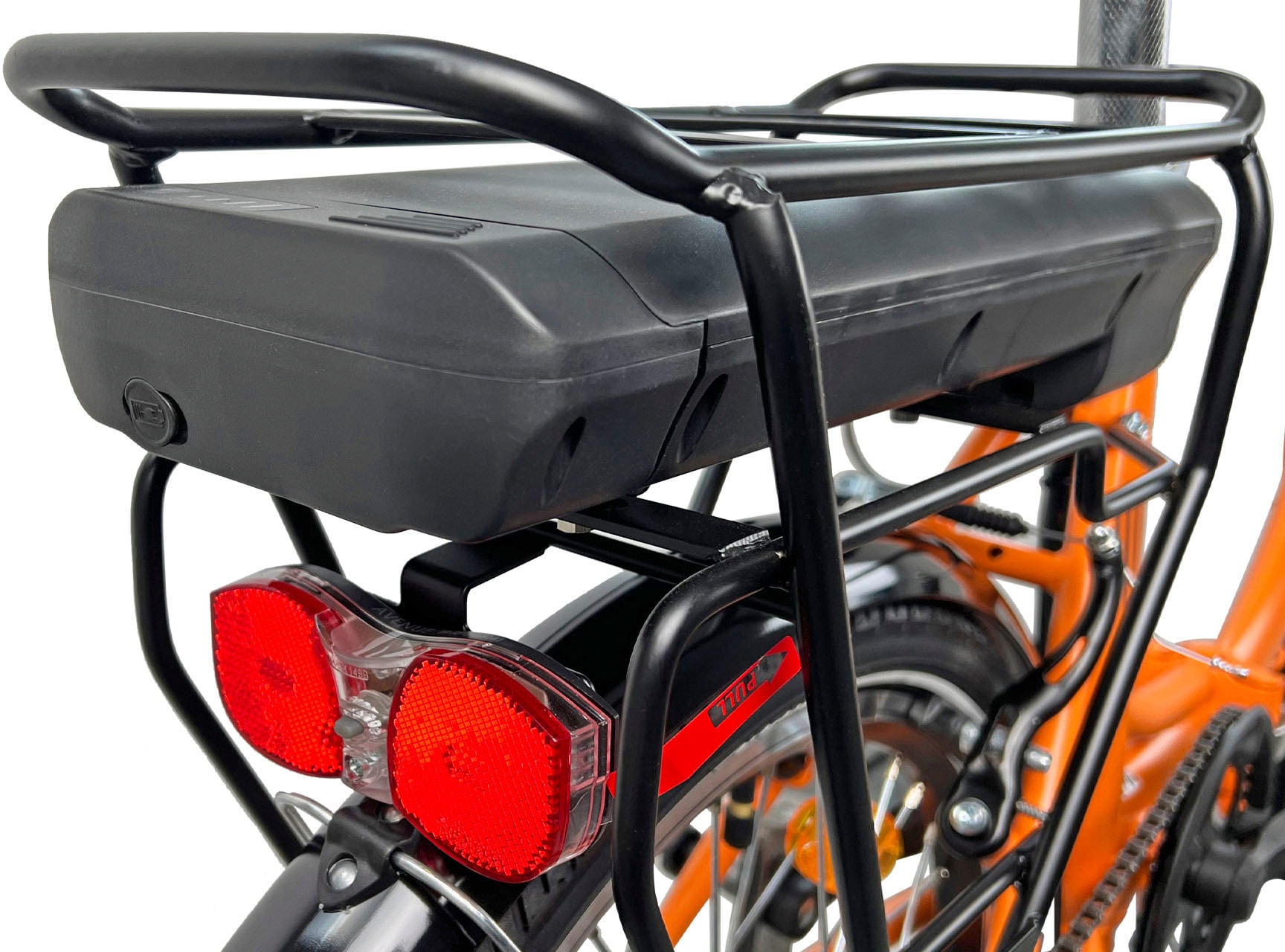LLobe E-Bike »Elektro Faltrad 20" Pure orange«, Heckmotor 250 W