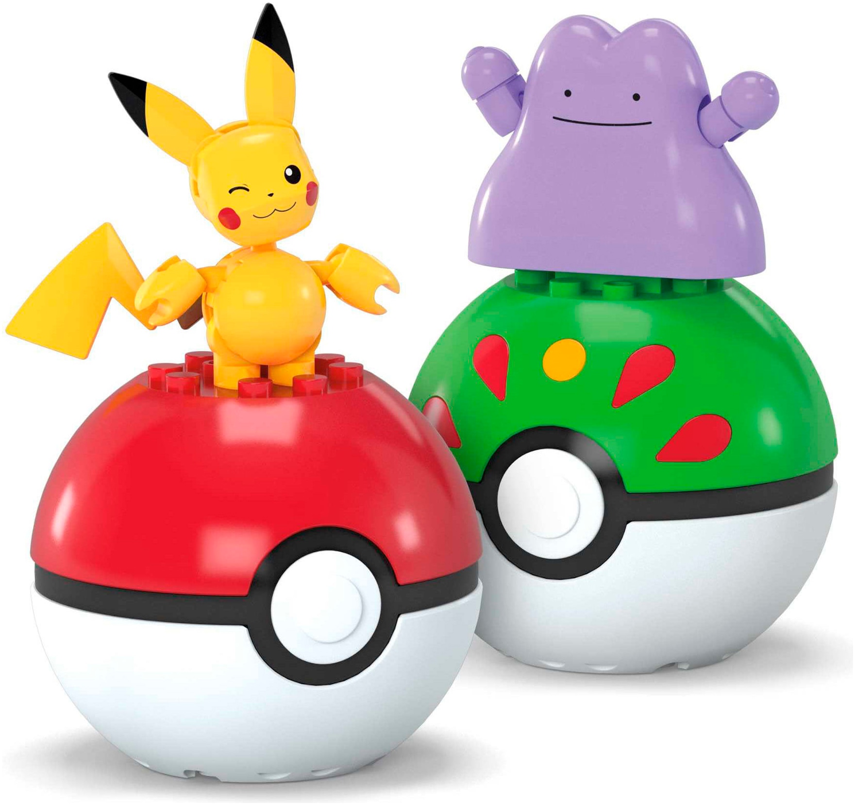 MEGA Konstruktions-Spielset »Pokémon 2er Pokéball Set - Pikachu und Ditto«
