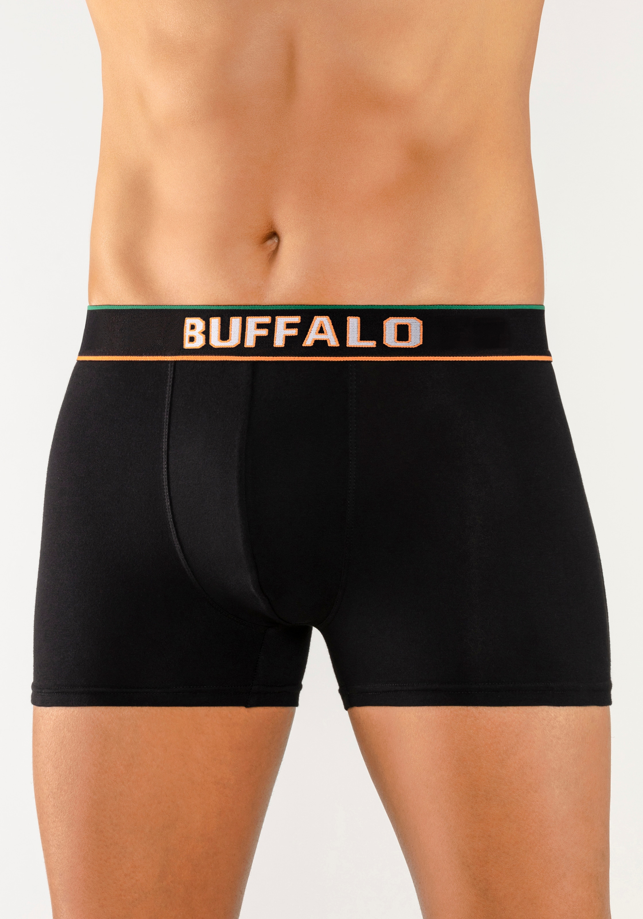 Buffalo Boxer »Boxershorts für Herren«, (Packung, 3 St.), aus Baumwoll-Mix