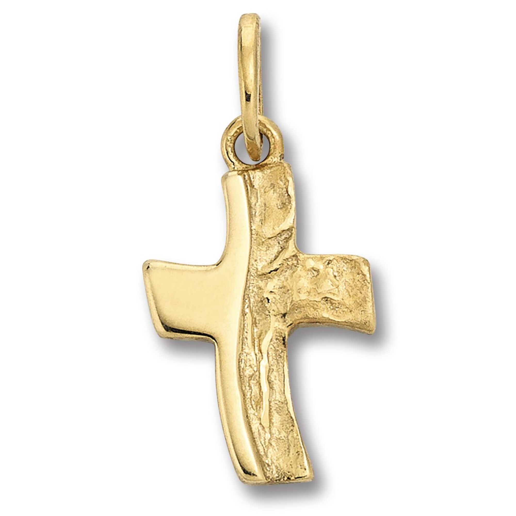 Kette mit Anhänger ONE ELEMENT "Schmuckset - Set mit Halskette Kreuz Anhänger aus 333 Gelbgold", gold, Halsketten, Damen, Gelbgold 333 Gold, Gelbgold 333, Gold, Dezente Symbolik – stilvoller Begleiter für jeden Anlass
