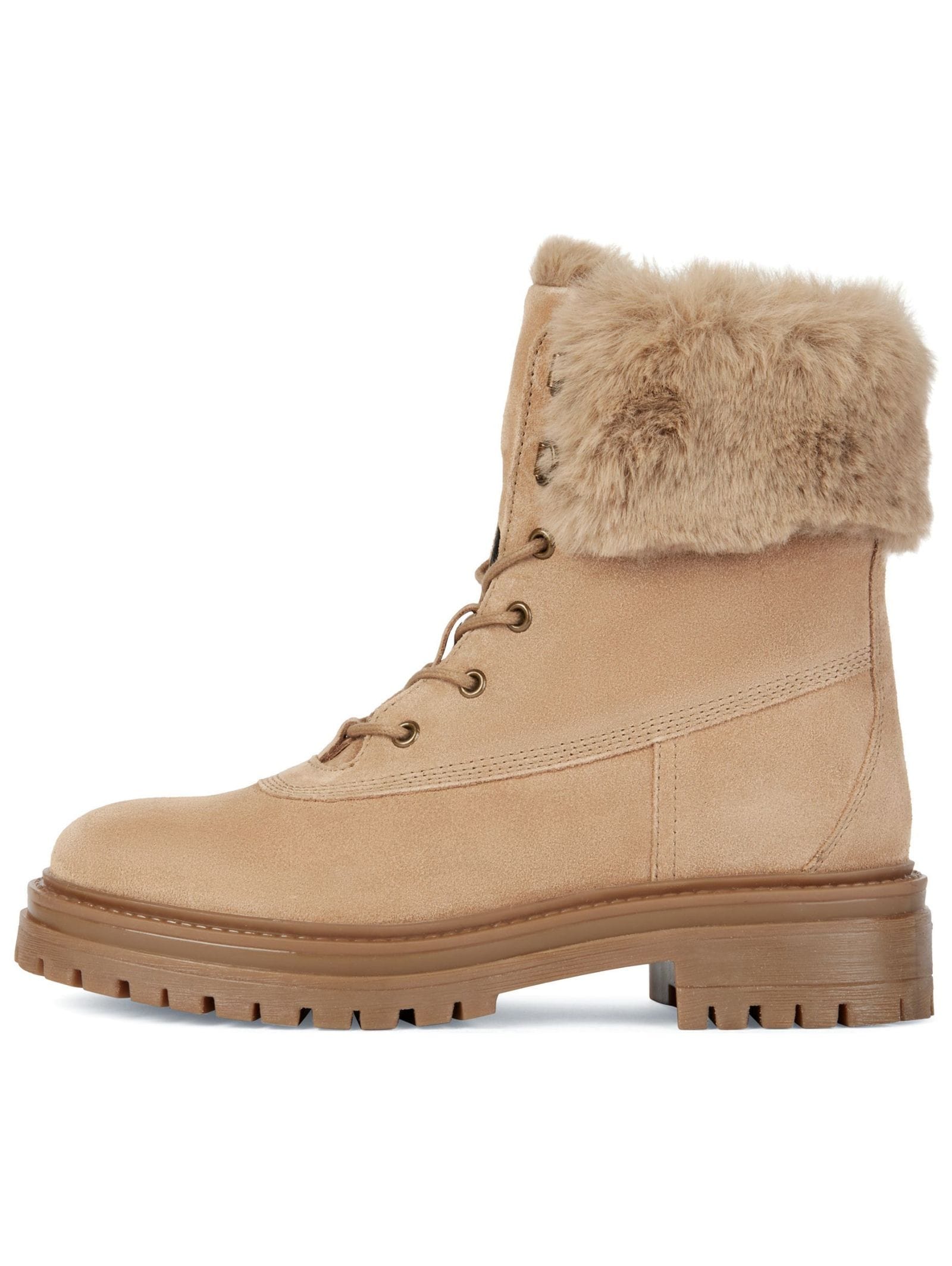 Geox Schnürstiefelette »Geox Stiefelette Veloursleder/Textil«