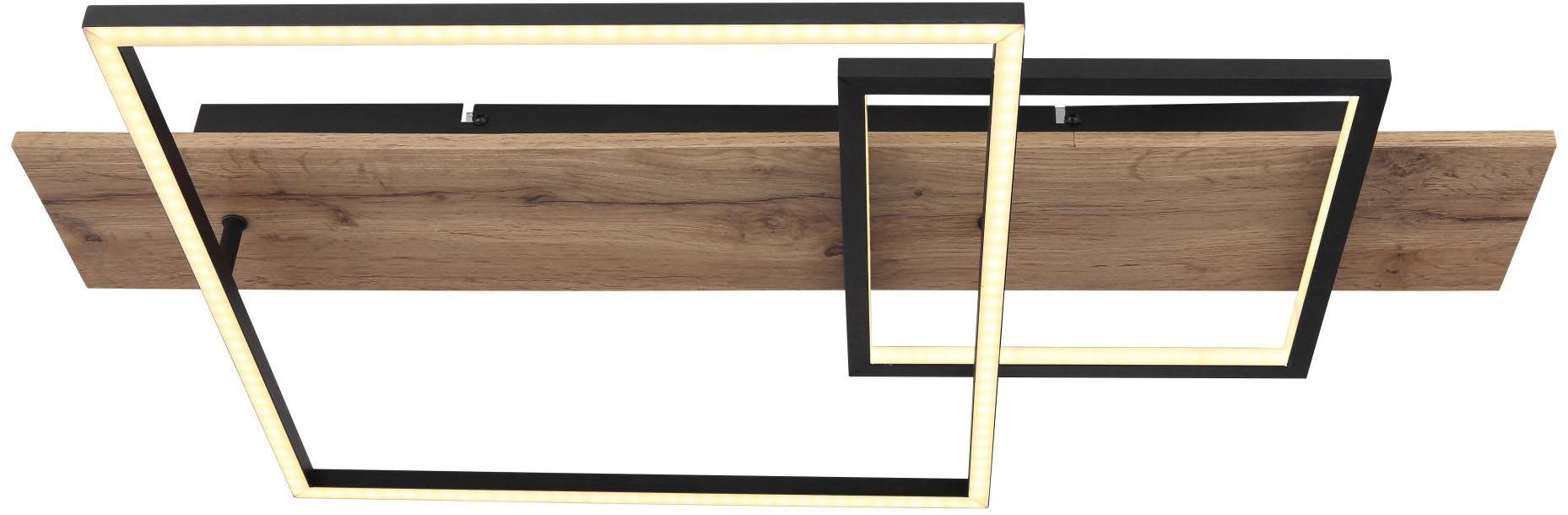 GLOBO LIGHTING LED Deckenleuchte »VANNI«, Leuchtmittel LED-Modul | LED fest integriert, Deckenlampe, unterschiedliche Quadrate, 3 Helligkeitsstufen