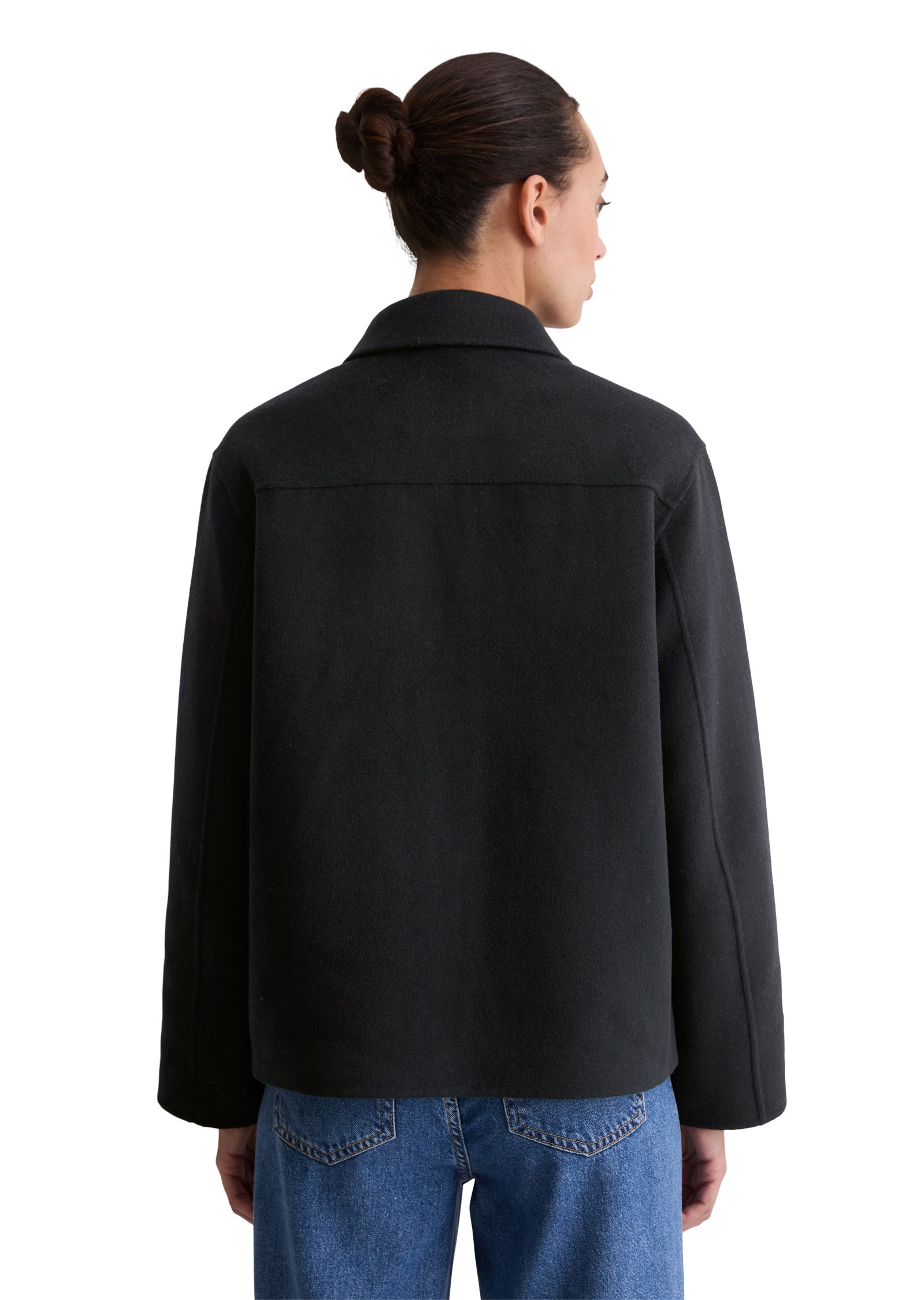 Thumbnail - Marc OPolo Outdoorjacke "aus edlem Woll-Doubleface" ohne Kapuze