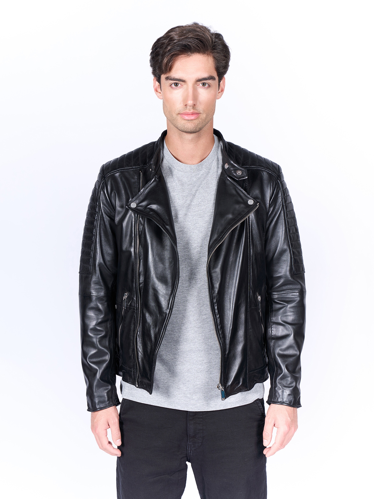 Freaky Nation Lederjacke "Crossover-FN" günstig online kaufen