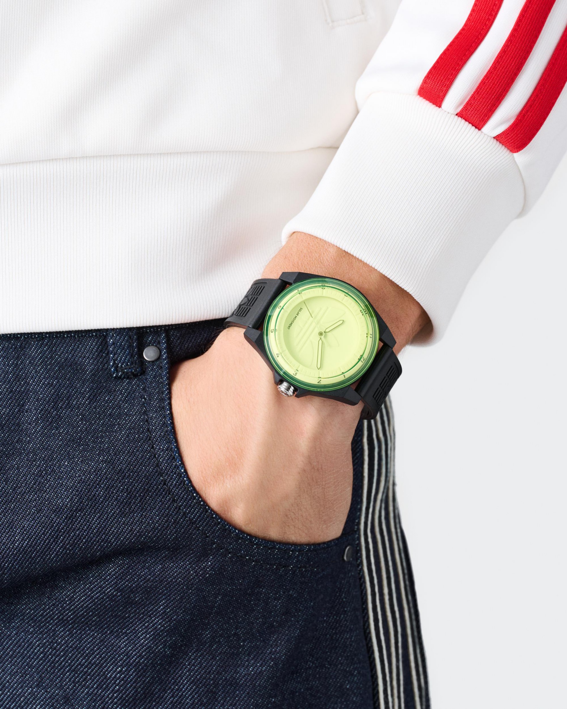adidas Originals Solaruhr »PROJECT FOUR SOLAR«, Quarzuhr, Armbanduhr, Herrenuhr, Damenuhr, Resinarmband
