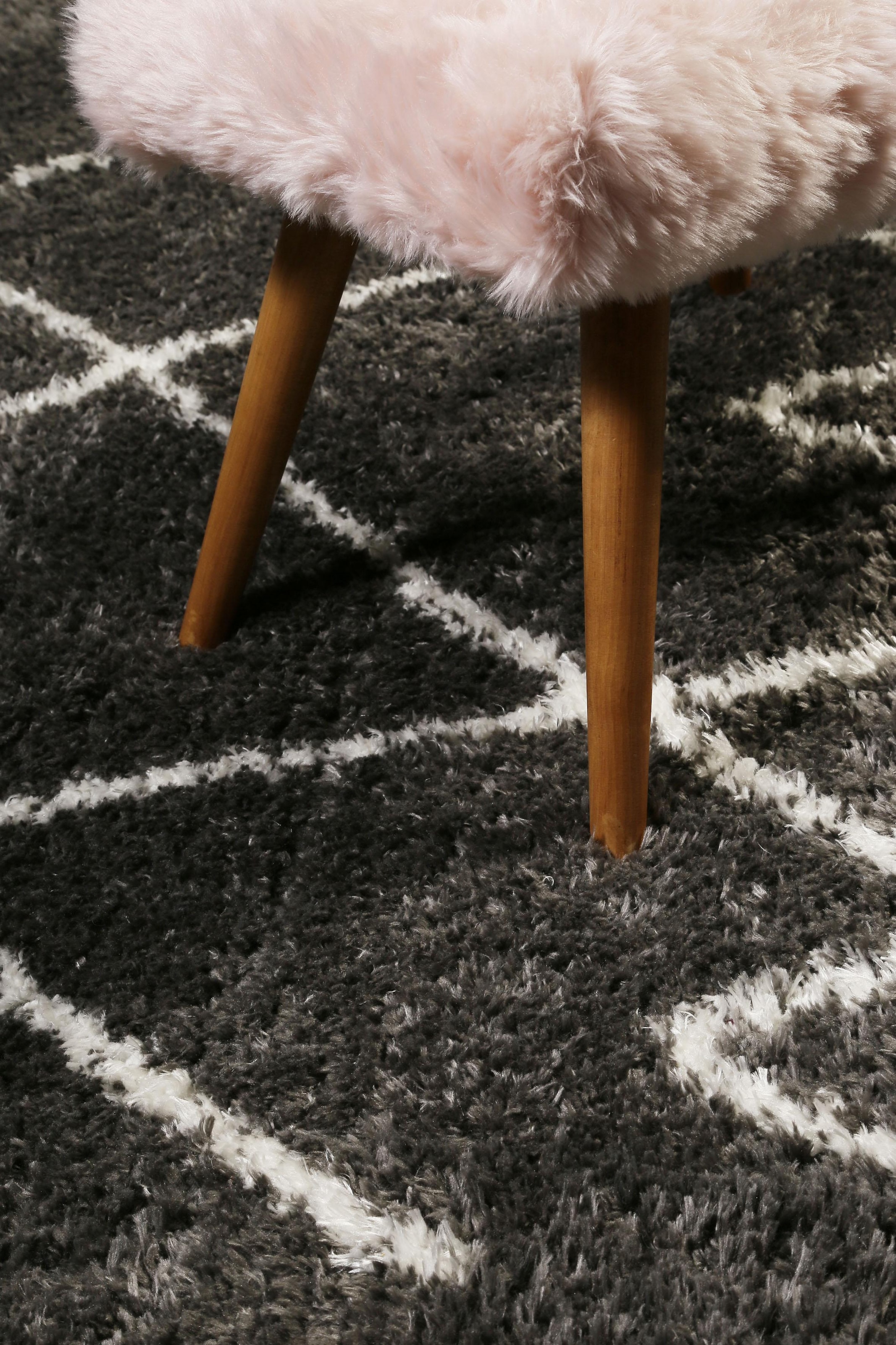 Wecon home Hochflor-Teppich »Afella«, rechteckig, 50 mm Höhe, Wohnzimmer