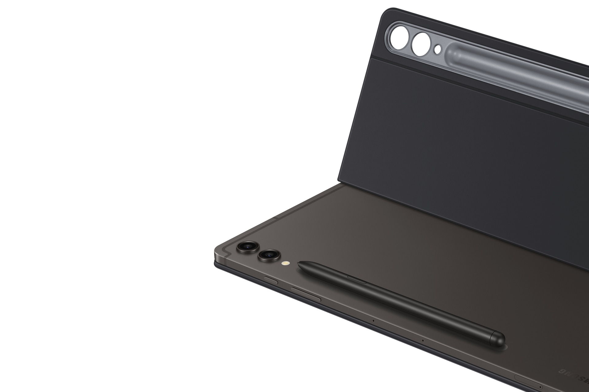 Galaxy Tab S9 Ultra Outdoor Cover Hülle Aufsteller Schwarz