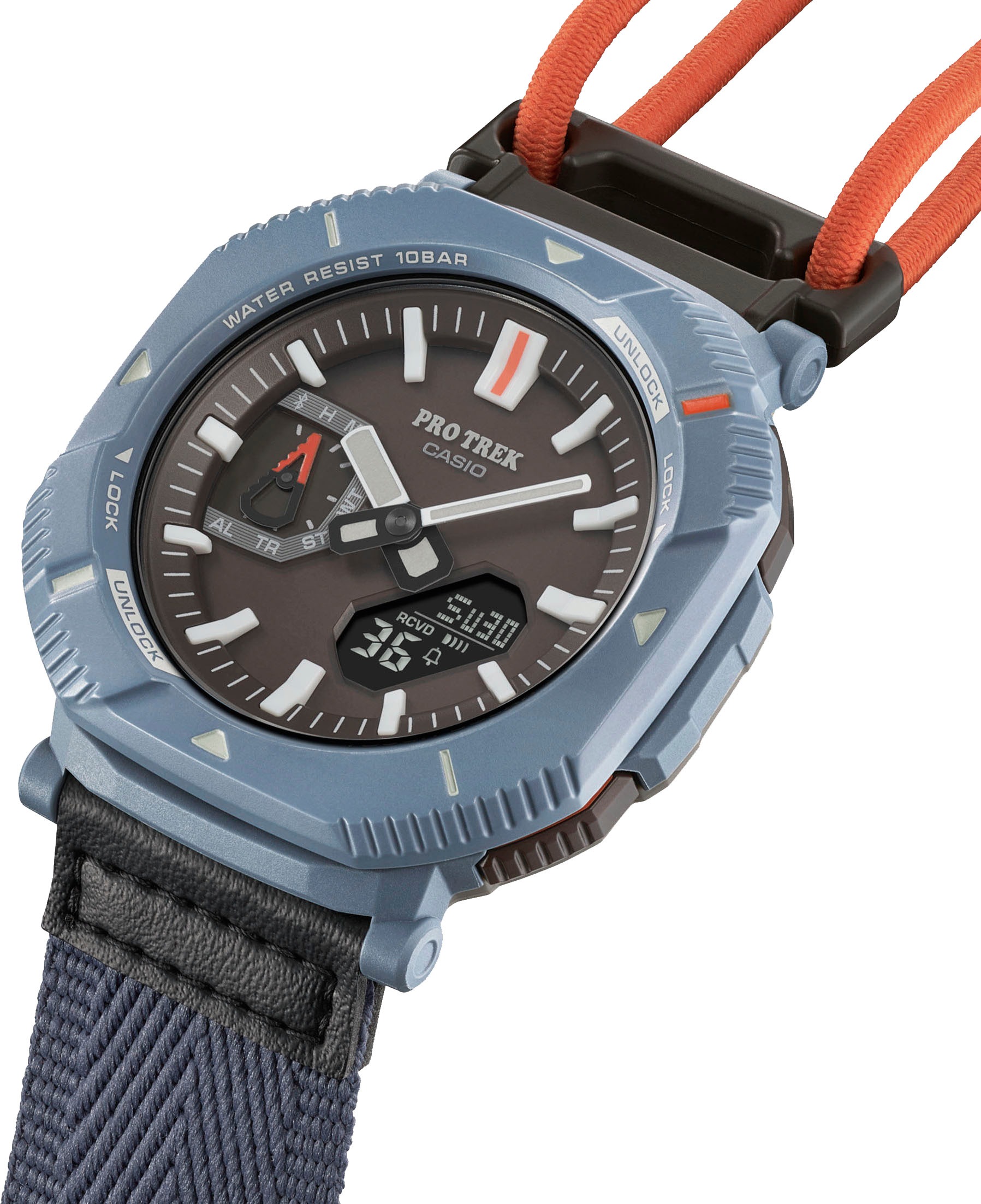 CASIO PRO TREK Smartwatch, Armbanduhr, Herrenuhr, bis 10 bar wasserdicht, Bluetooth