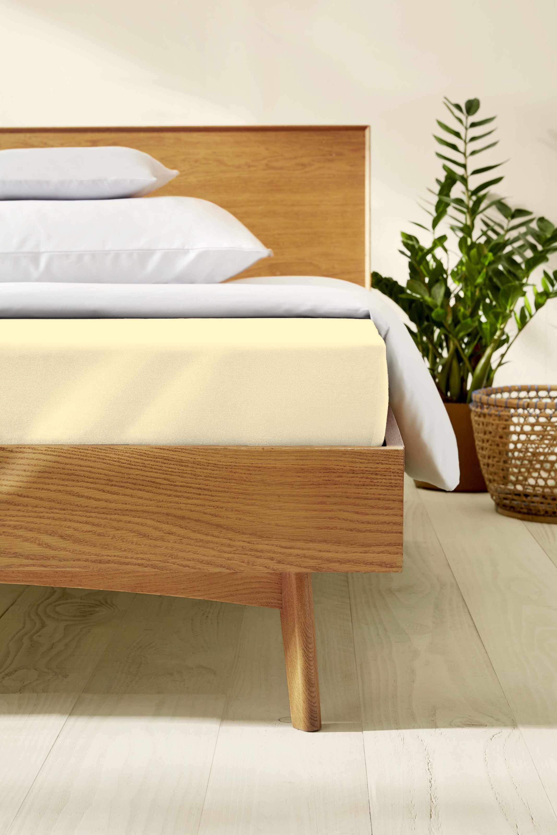 Kaeppel Spannbettlaken »Single Jersey Mako Cotton«, Bettlaken aus 100% Baumwolle