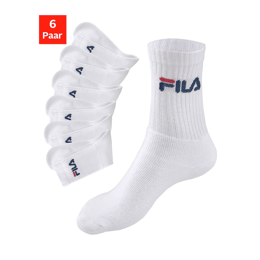 Fila Tennissocken, (6 Paar)