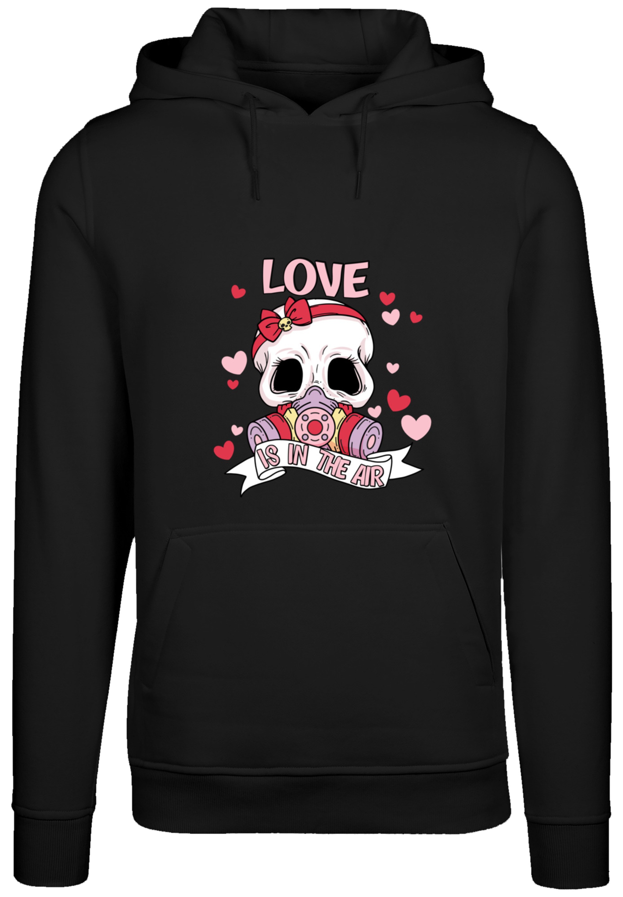 F4NT4STIC Kapuzenpullover »Anti Valentinstag LOVE is in the air«, Premium Qualität