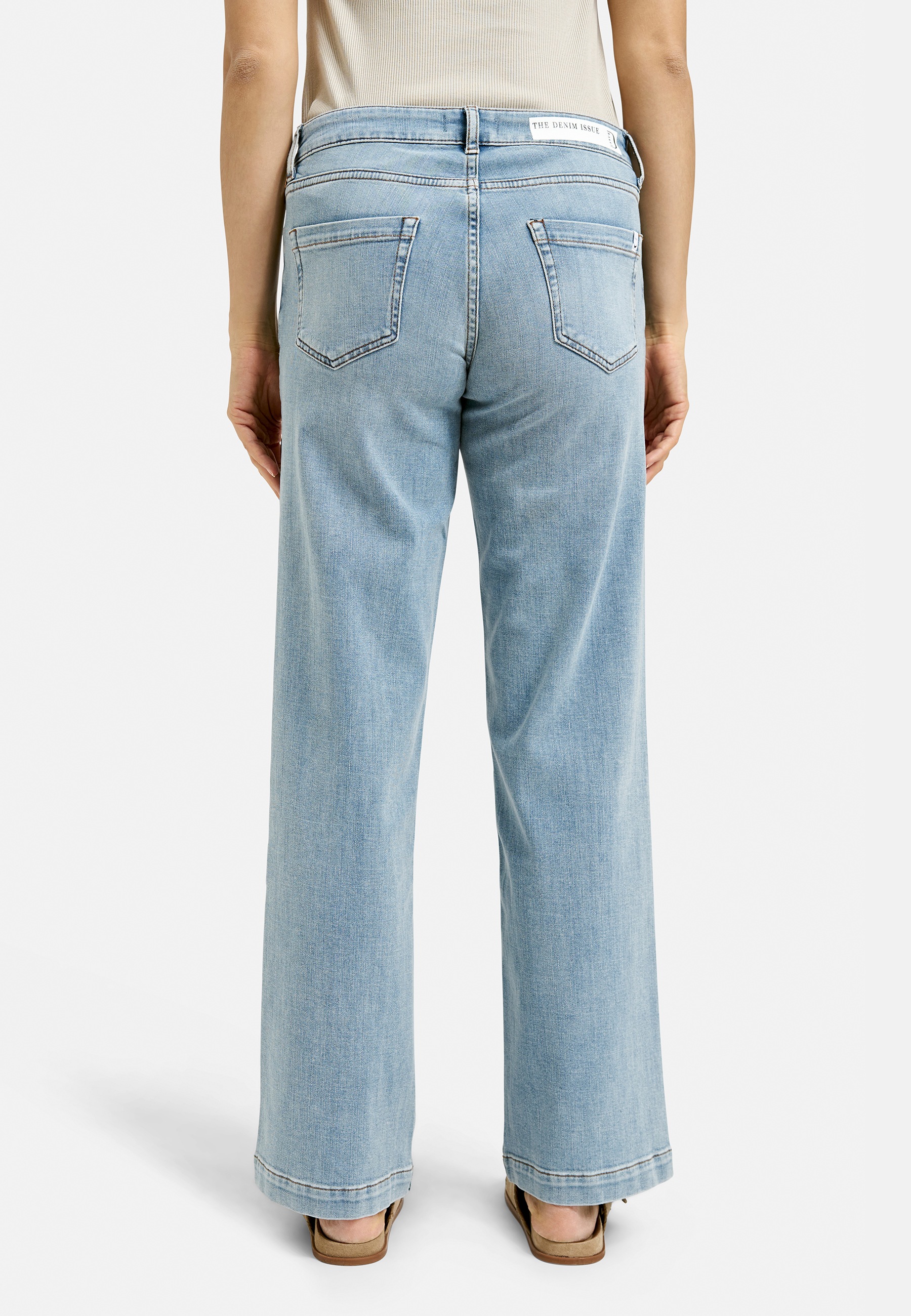 Smith & Soul Straight-Jeans Wide Leg, Mid Rise günstig online kaufen