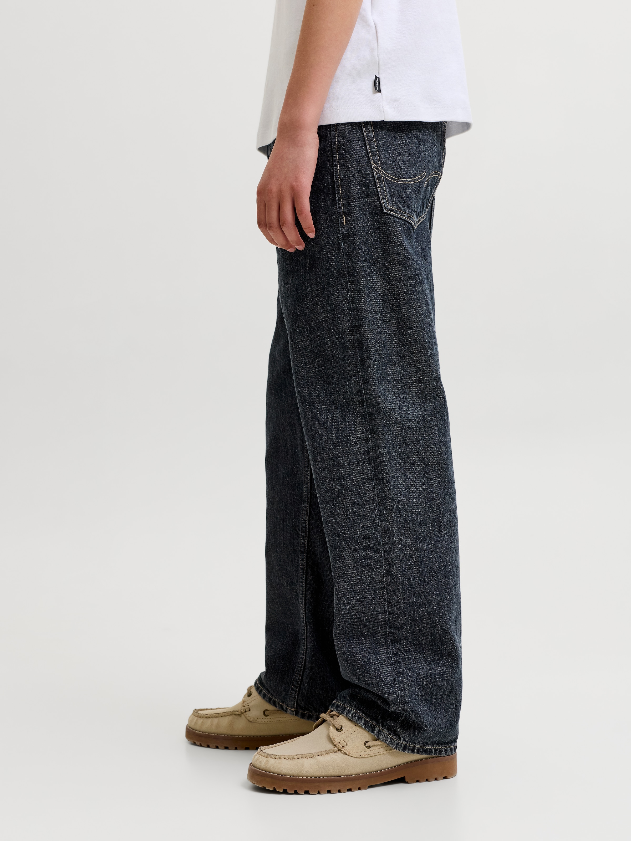 Jack & Jones Junior Relax-fit-Jeans »JJIALEX JJORIGINAL AKM 197 SN JNR« Baumwolle, relaxed fit