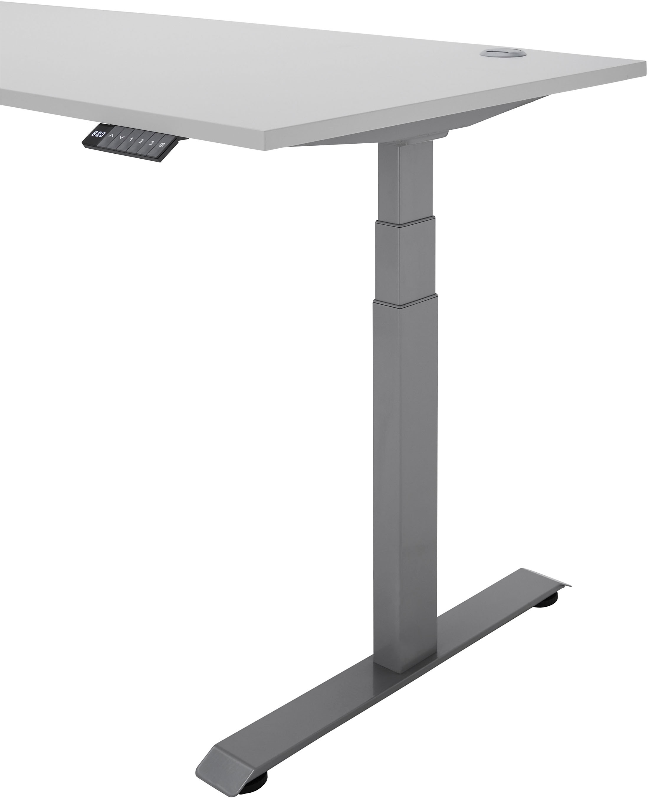 BEGA OFFICE Eckschreibtisch »Ben«, (1 St.), elektrisch höhenverstellbarer Desk mit 4 Memory Tasten, 180x177 cm