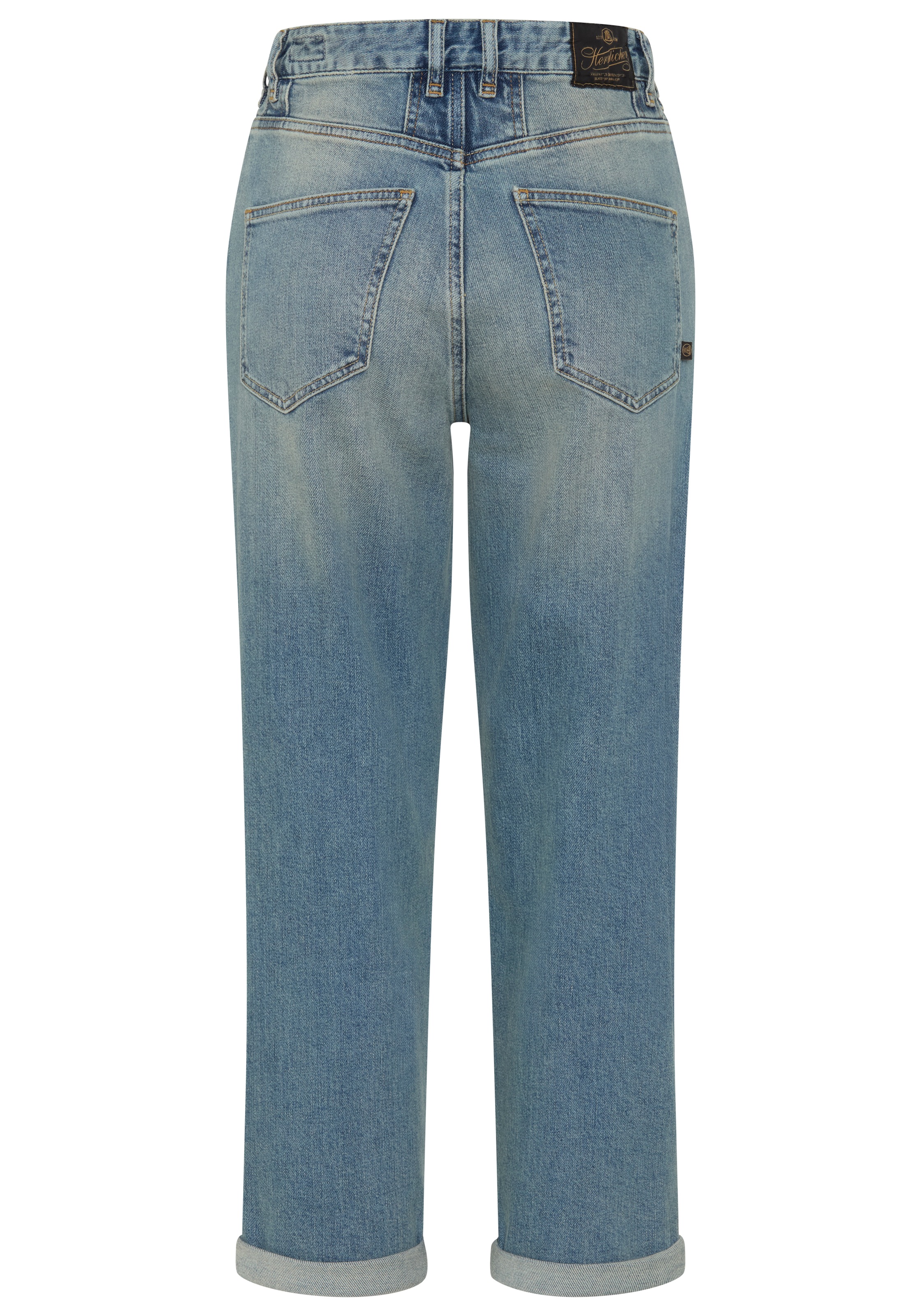 Herrlicher Loose-fit-Jeans »Brooke Denim« in 7/8-Länge mit Umschlagsaum
