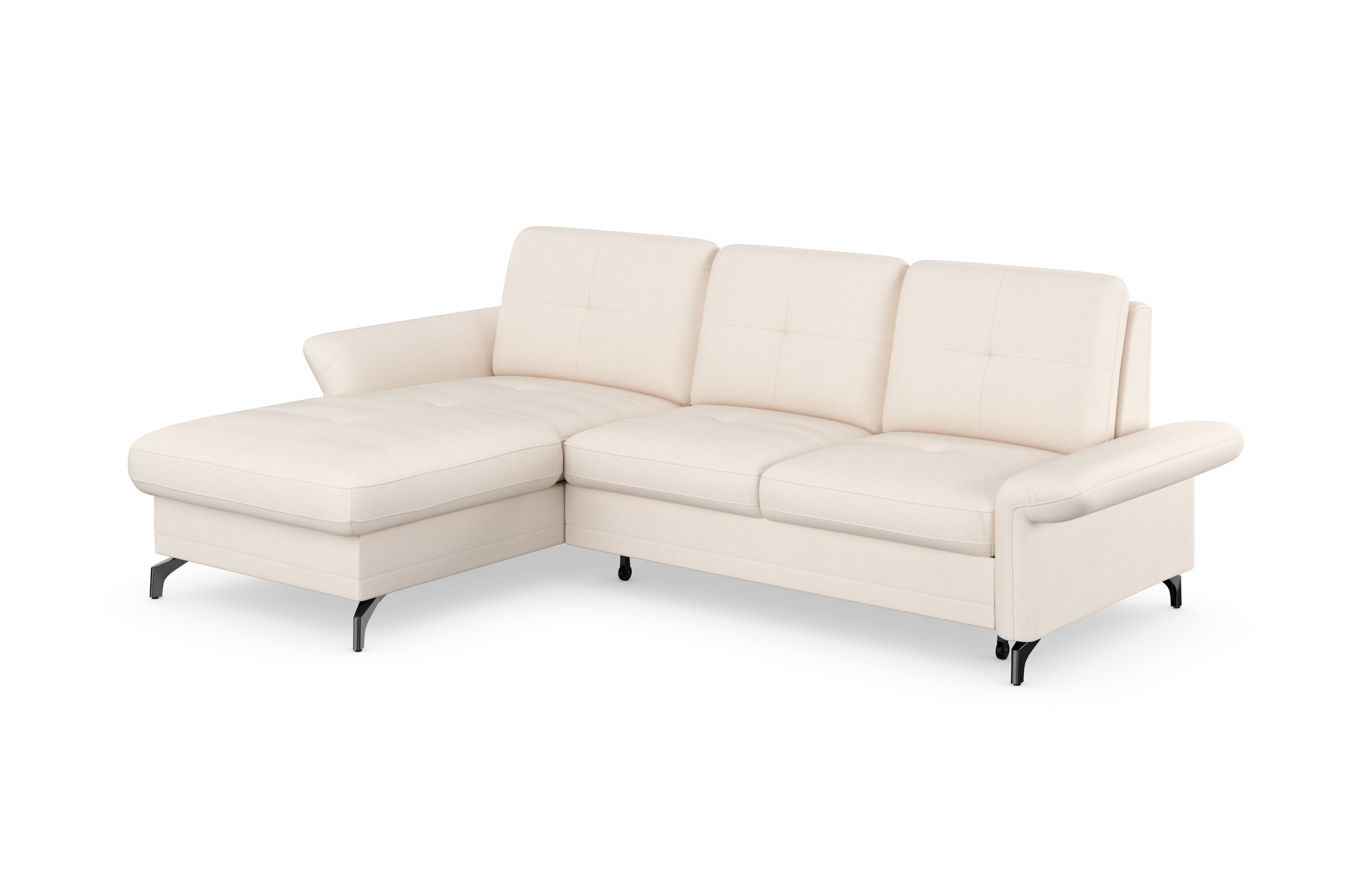 Places of Style Ecksofa "Calando L-Form", wahlweise mit Bettfunktion, Bettk günstig online kaufen