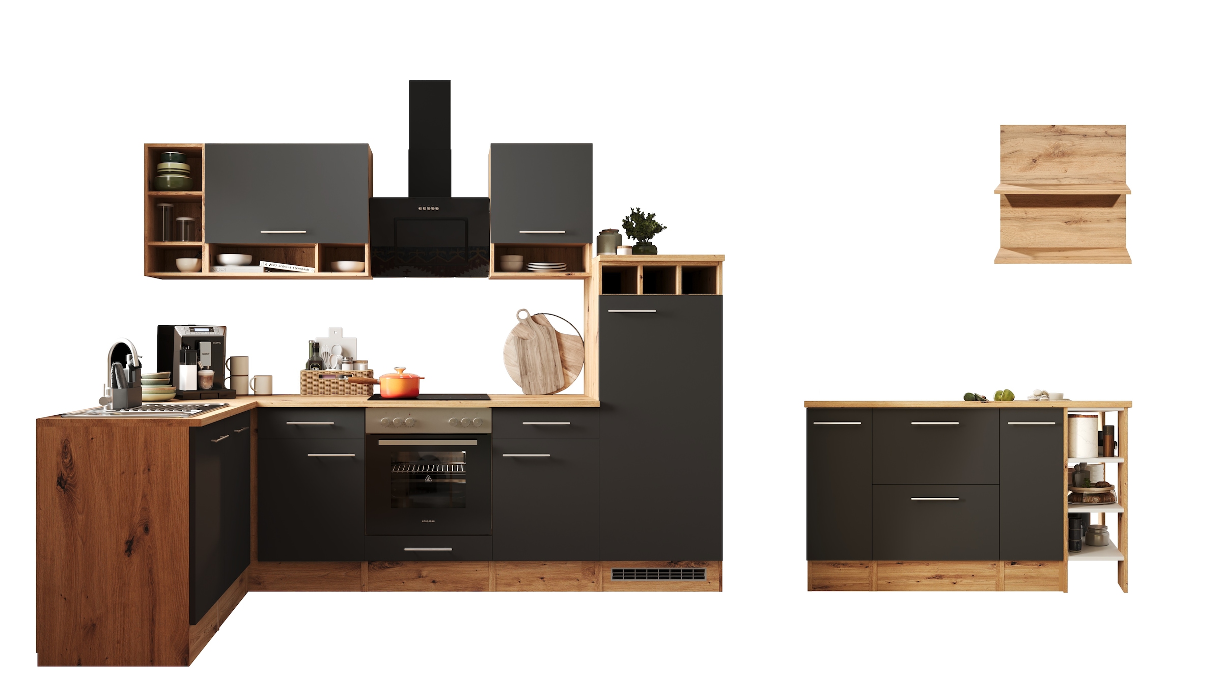 RESPEKTA Kücheninsel "Hilde" Breite 280 cm, 90 cm Arbeitshöhe, in exklusive günstig online kaufen
