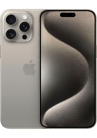 Smartphone »iPhone 15 Pro Max 1TB«, Natural Titanium, 17 cm/6,7 Zoll, 1000 GB...