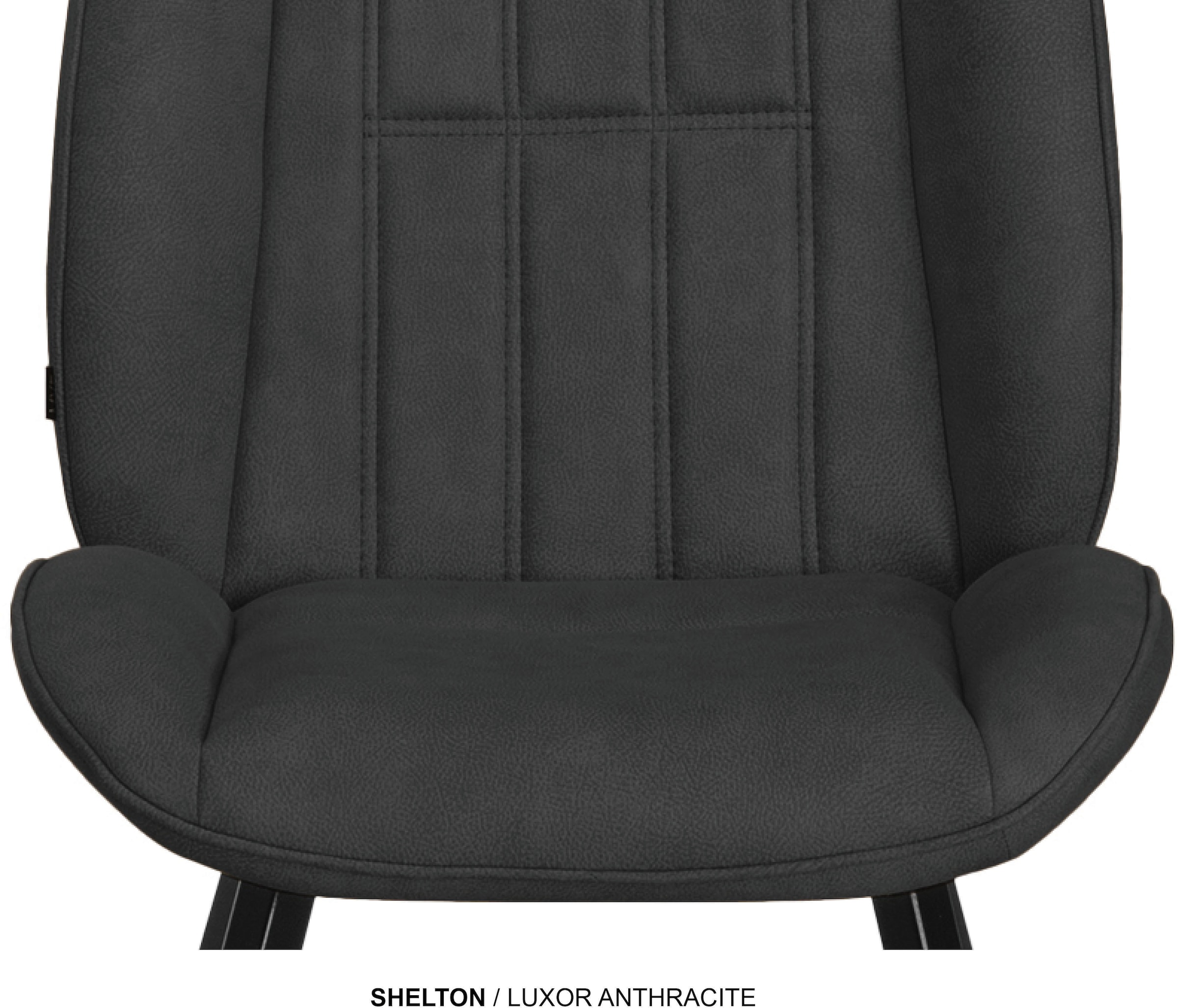 OMG Design Esszimmerstuhl »Shelton« (Set) 2 Stk.Esszimmerstuhl, pflegeleichter Bezug, mit Handgriff