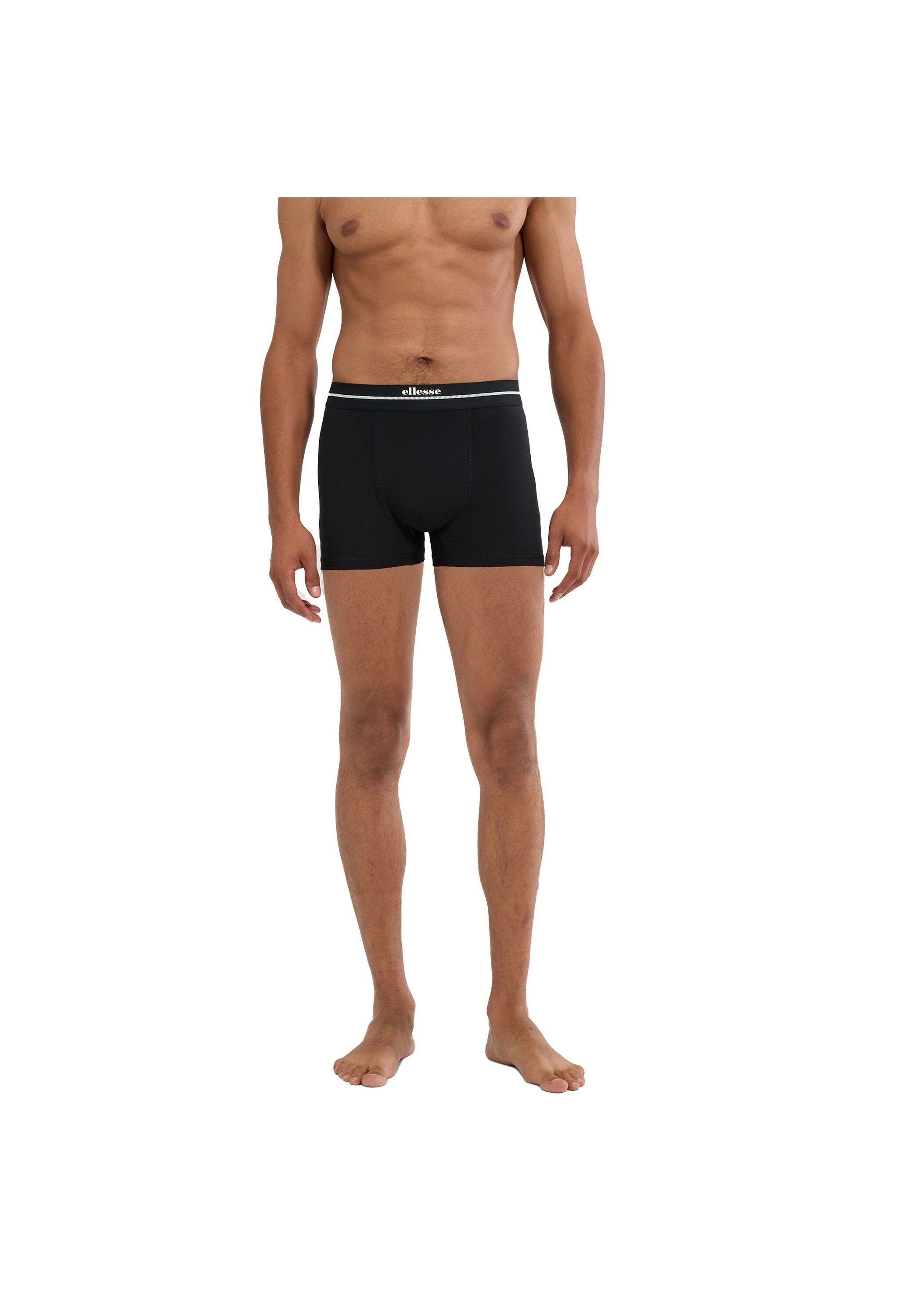 ELLESSE Herren Boxershorts "Boxershort AMBRIA Trunks 3er Pack", Gr. L, schwarz, Obermaterial: 95% Polyester PES. 5% Elasthan EL., Unterhosen