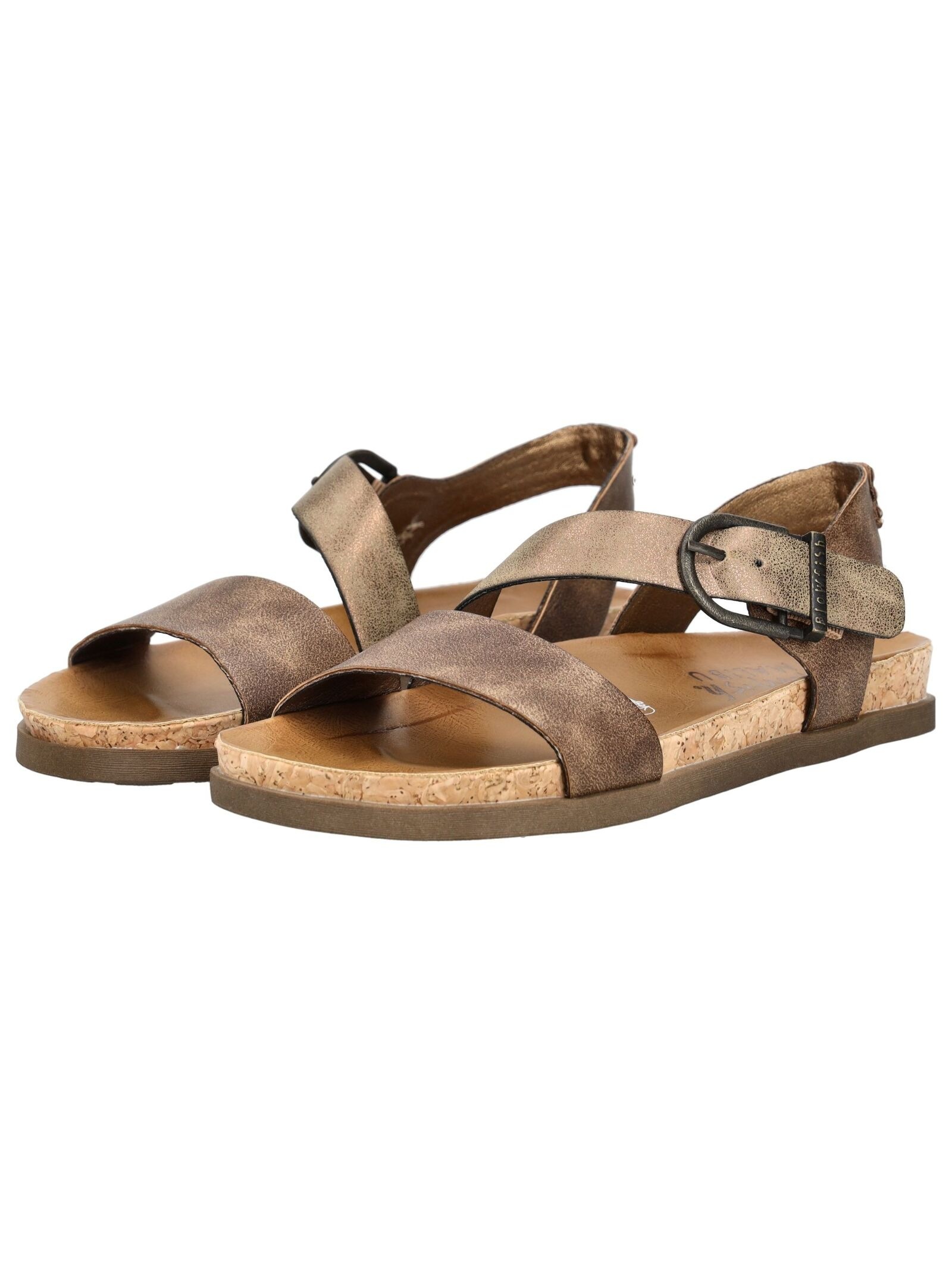Sandales en cuir synthétique femme Blowfish Marron Taille 39 3
