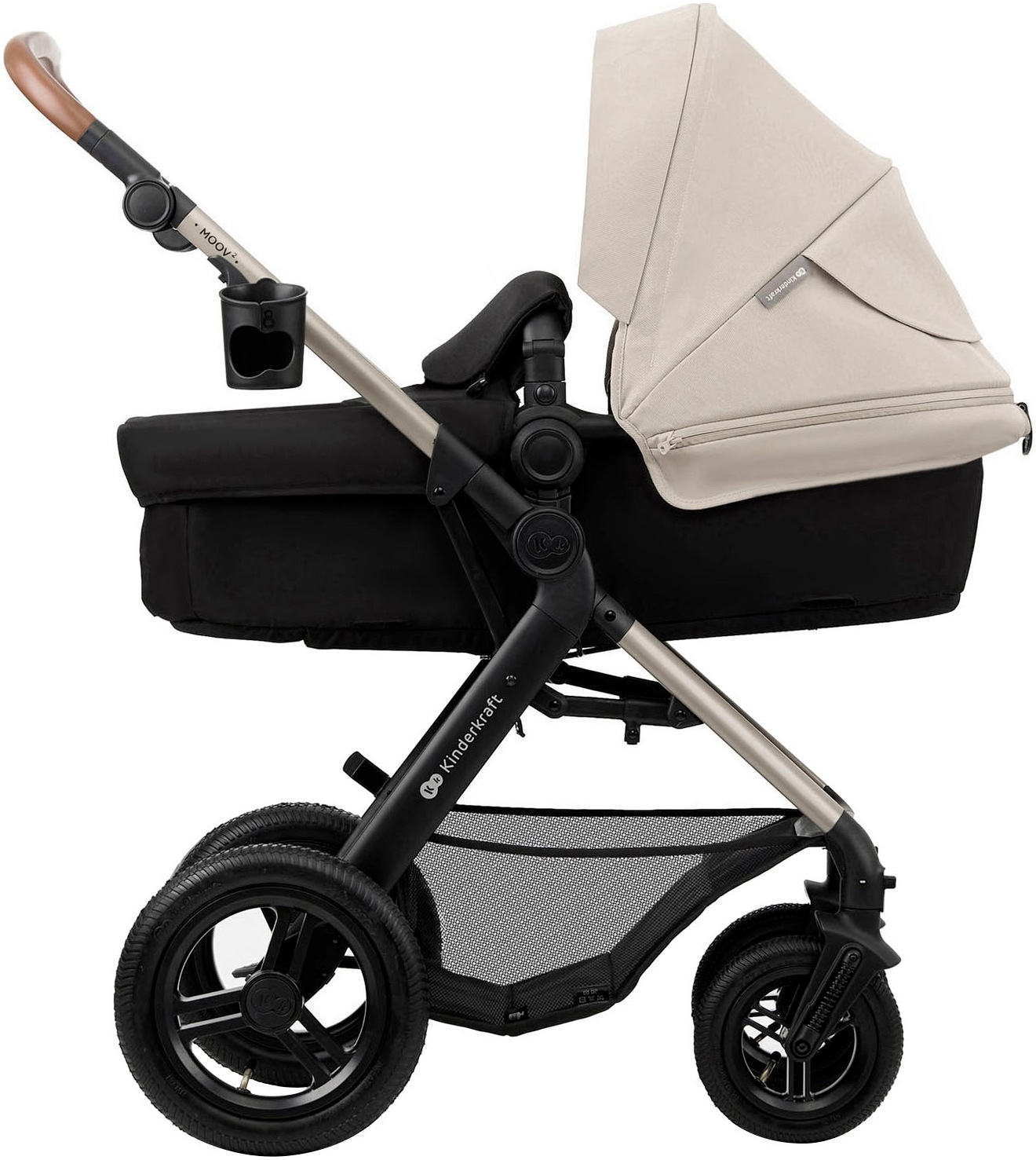 Kinderkraft Kombi-Kinderwagen »MOOV 2 4in1 AIR«, 27 kg, mit Luftreifen