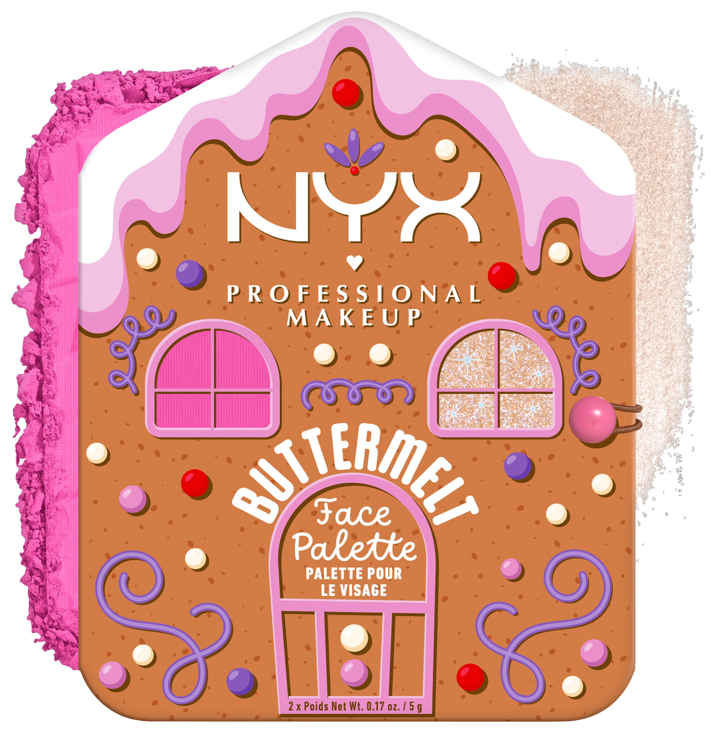 NYX PROFESSIONAL MAKEUP Make-up Set »BUTTERMELT FACE PALETTE«