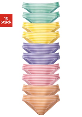 Vivance Slip, (Packung, 10 St.), schöner Basicartikel in tollen Farben - passend für... kaufen
